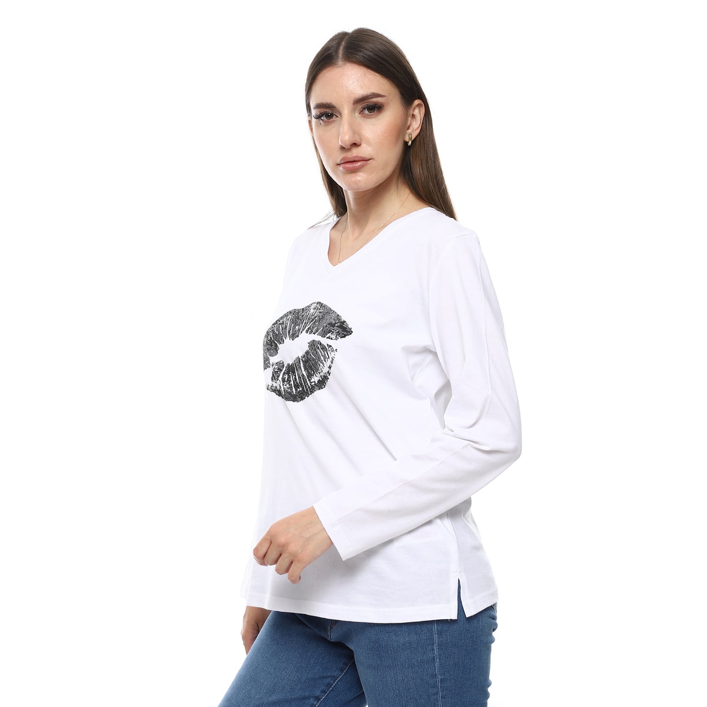 Women's Cotton Printed T-Shirt