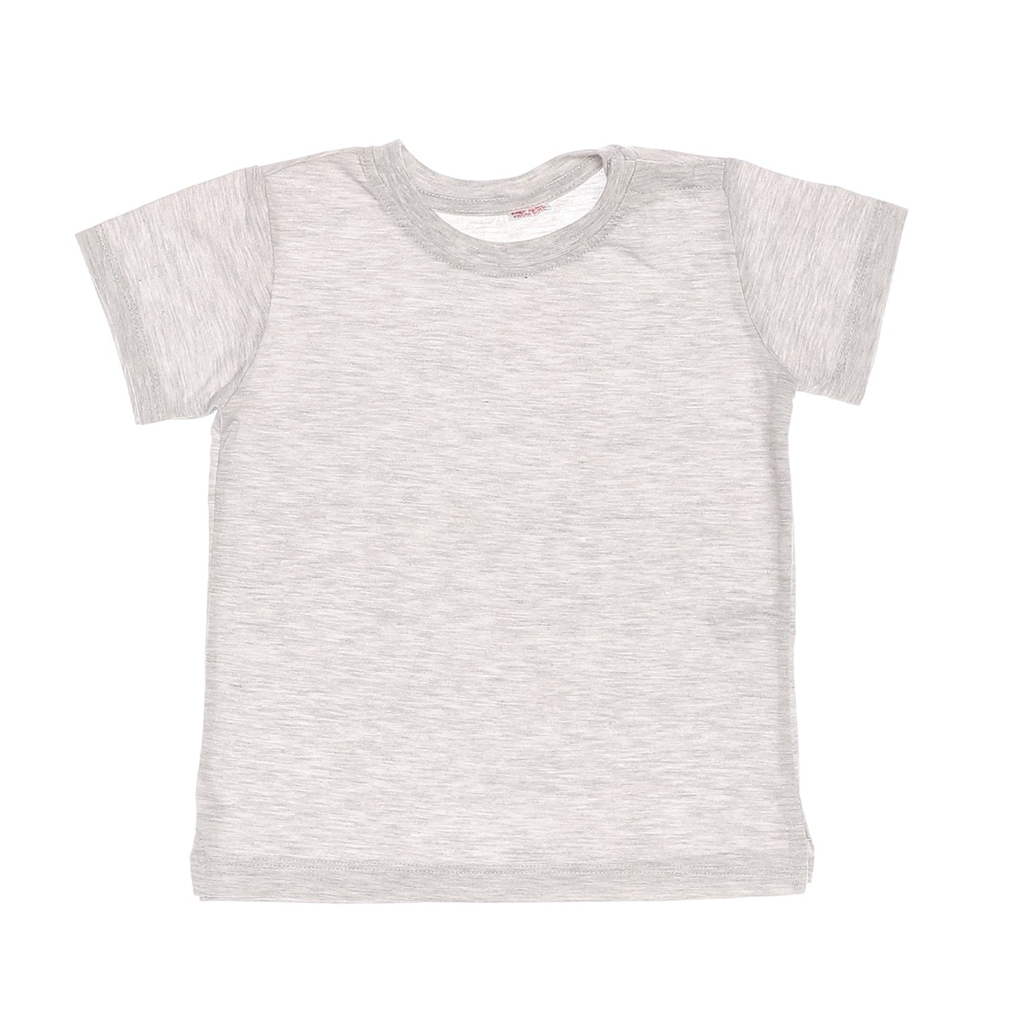 Boys cotton round neck plain T-Shirt