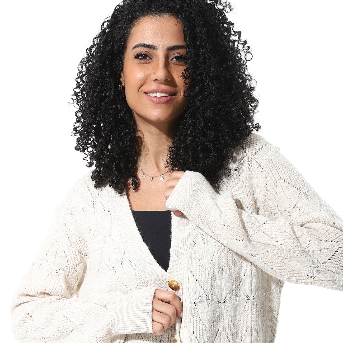 Women’s Button-Up Knit Cardigan