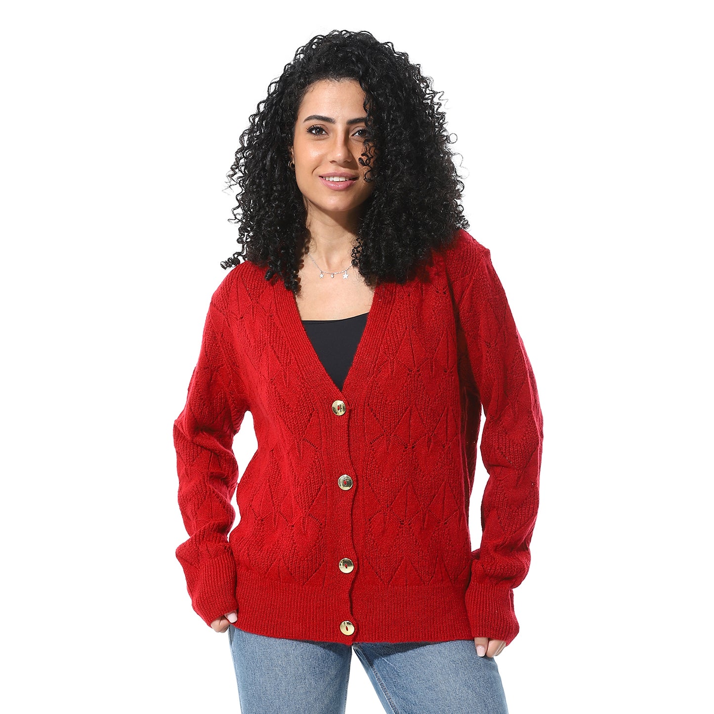 Women’s Button-Up Knit Cardigan