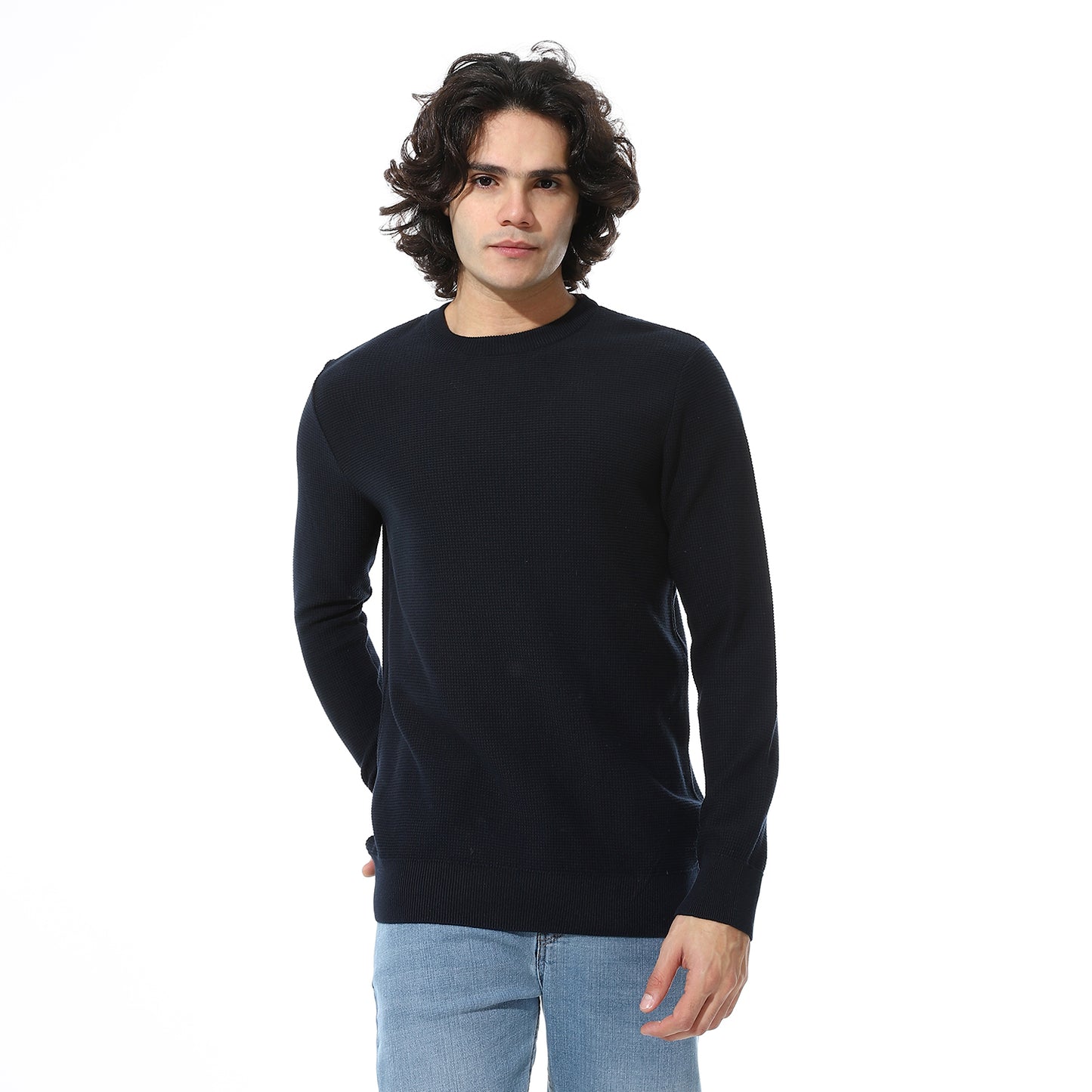 Men's Crewneck Plain Sweater