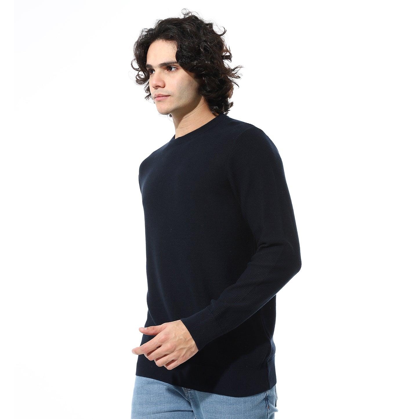 Men's Crewneck Plain Sweater