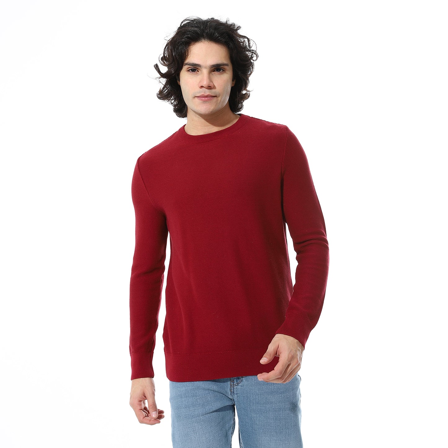 Men's Crewneck Plain Sweater