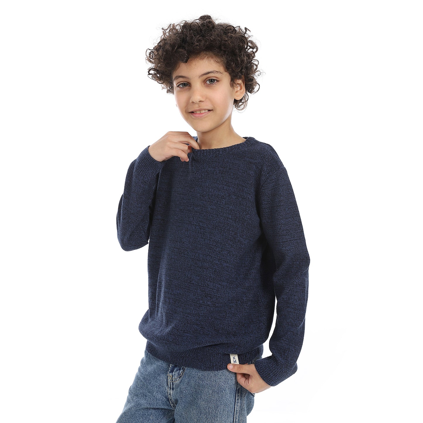 Boys Crew Neck Knit Sweater