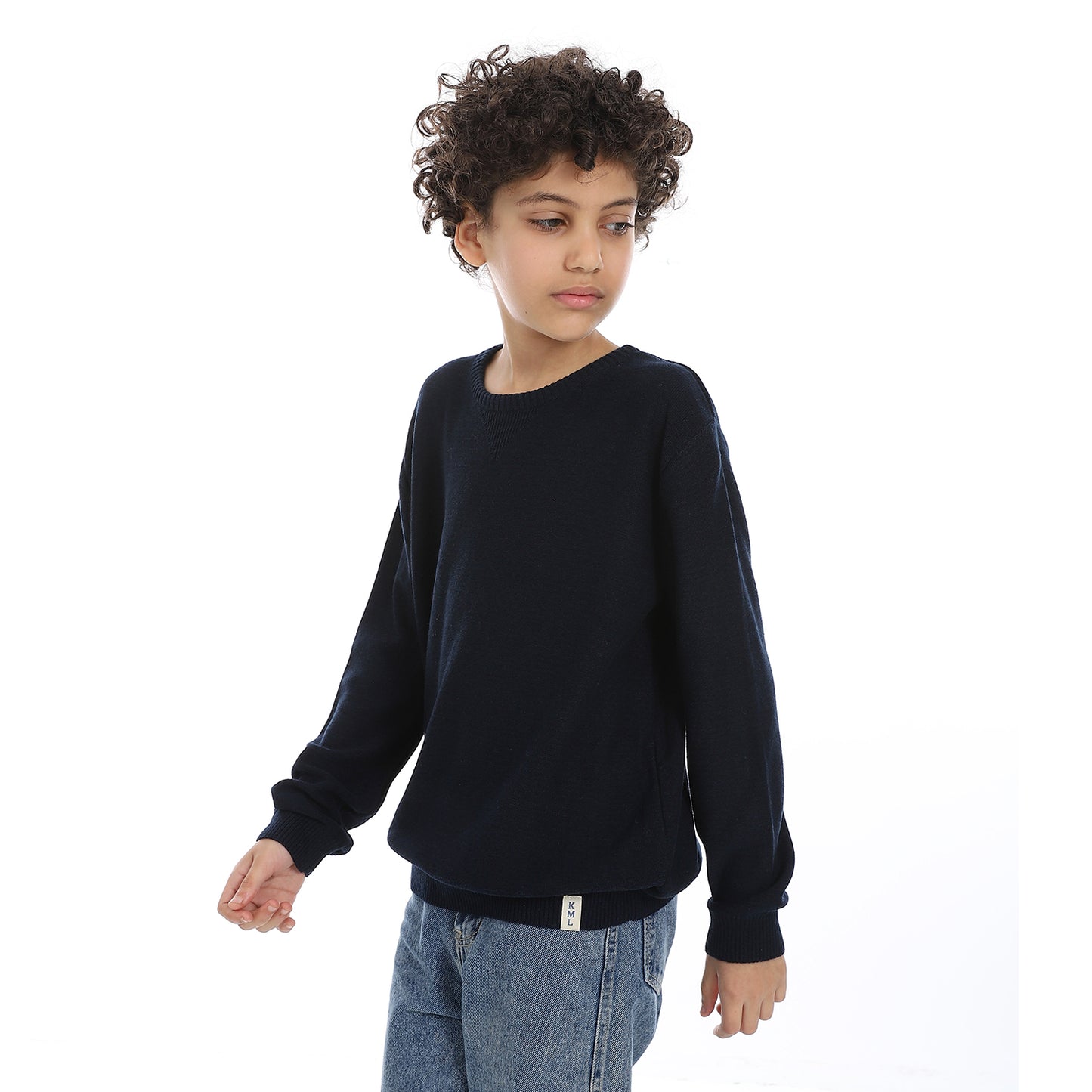 Boys Crew Neck Knit Sweater