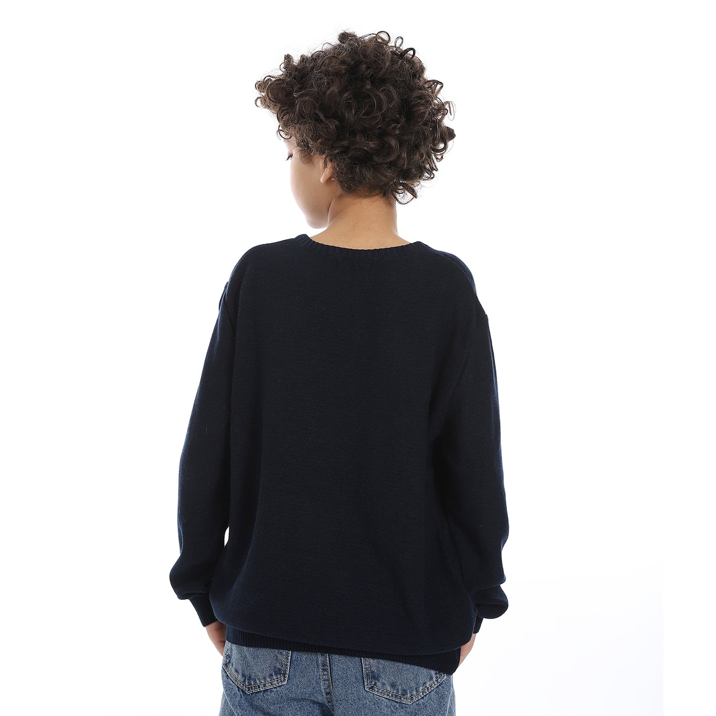 Boys Crew Neck Knit Sweater