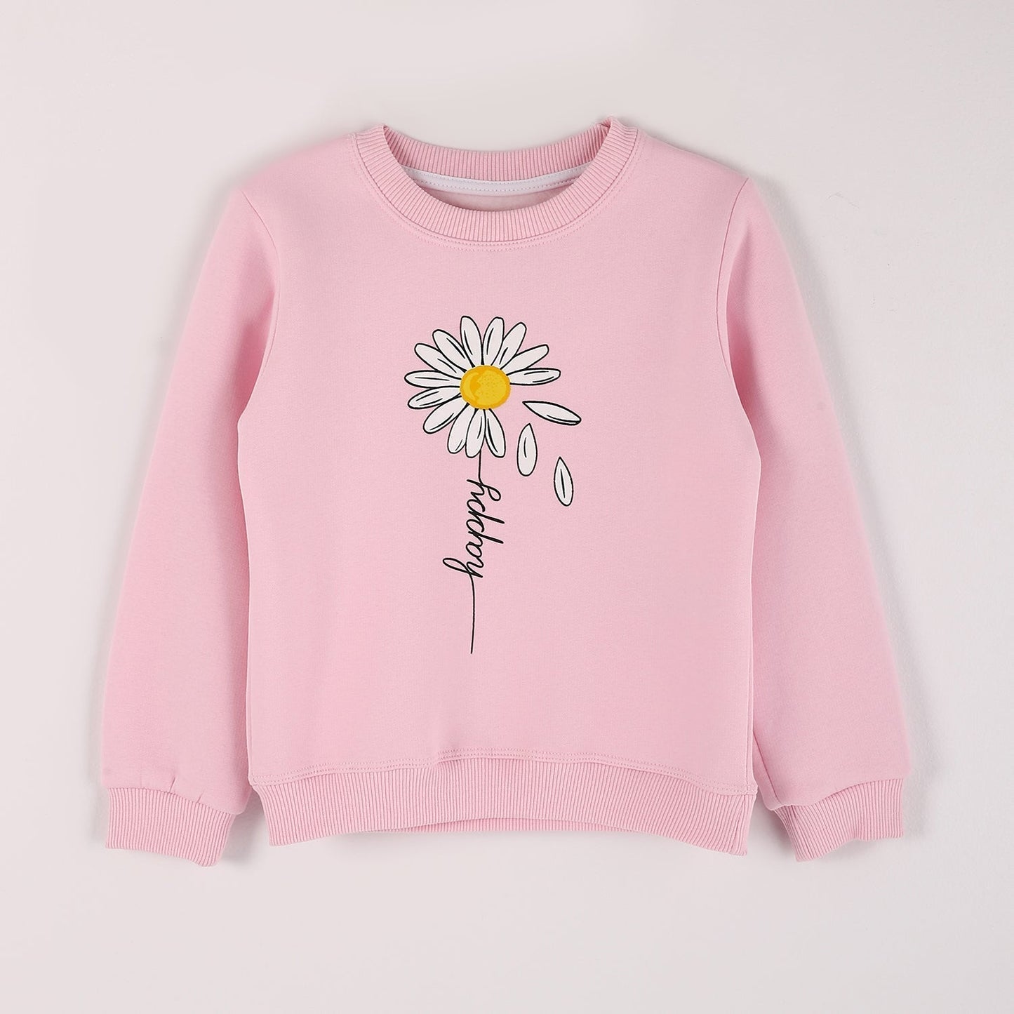 Girls Cotton Printed Sweatshirt