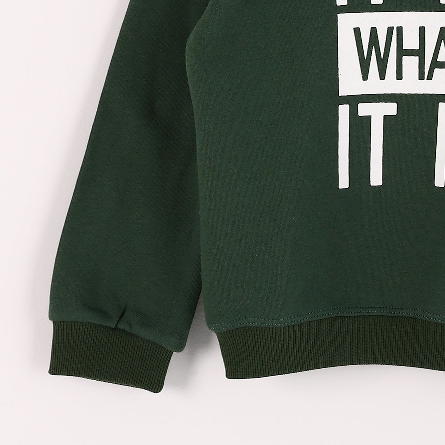 Boys Melton Printed Sweatshirt