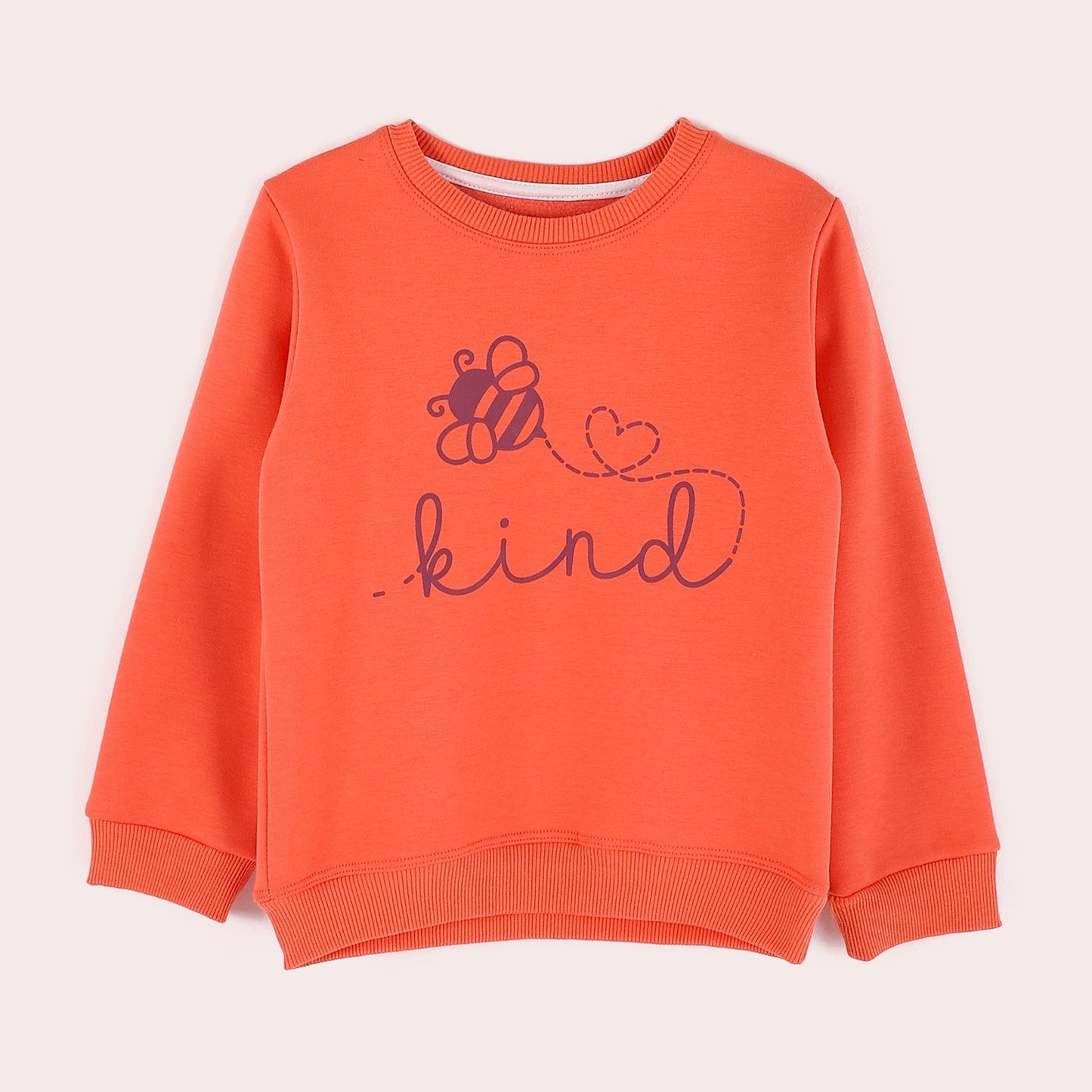 Girls Cotton Printed Sweatshirt