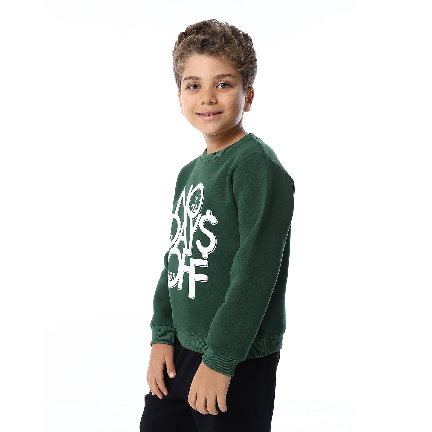 Boys Melton Printed Sweatshirt