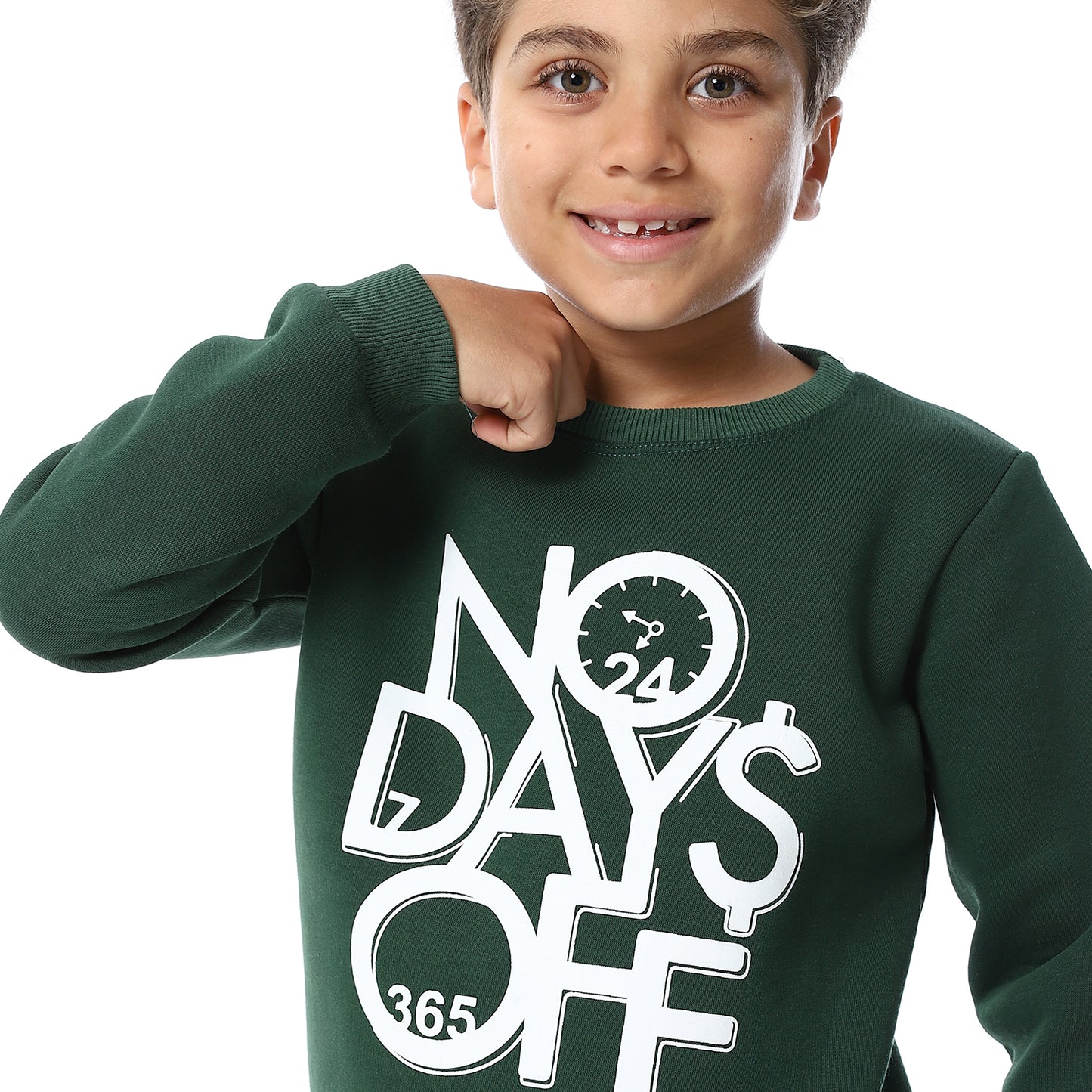 Boys Melton Printed Sweatshirt