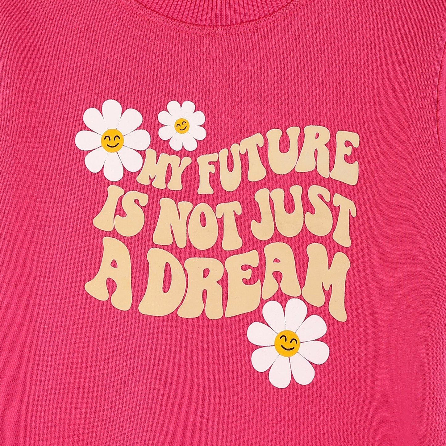 Girls Cotton Printed Sweatshirt