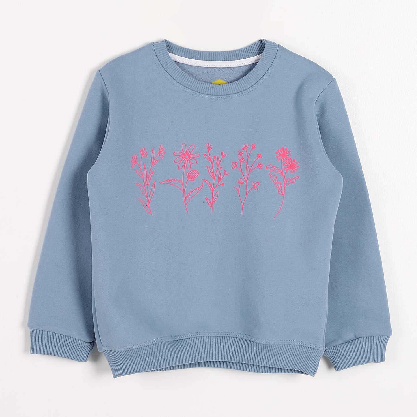 Girls Cotton Printed Sweatshirt