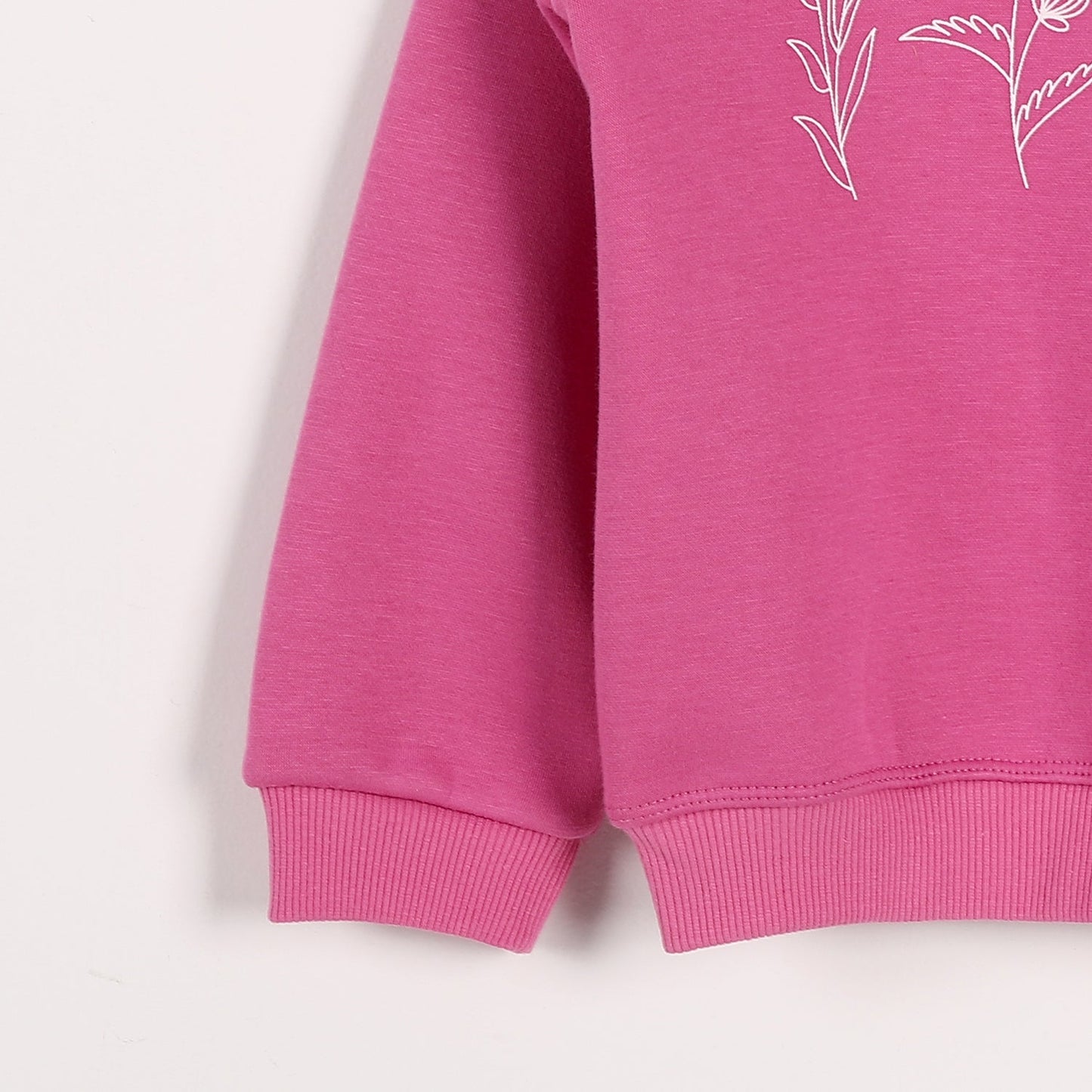 Girls Cotton Printed Sweatshirt
