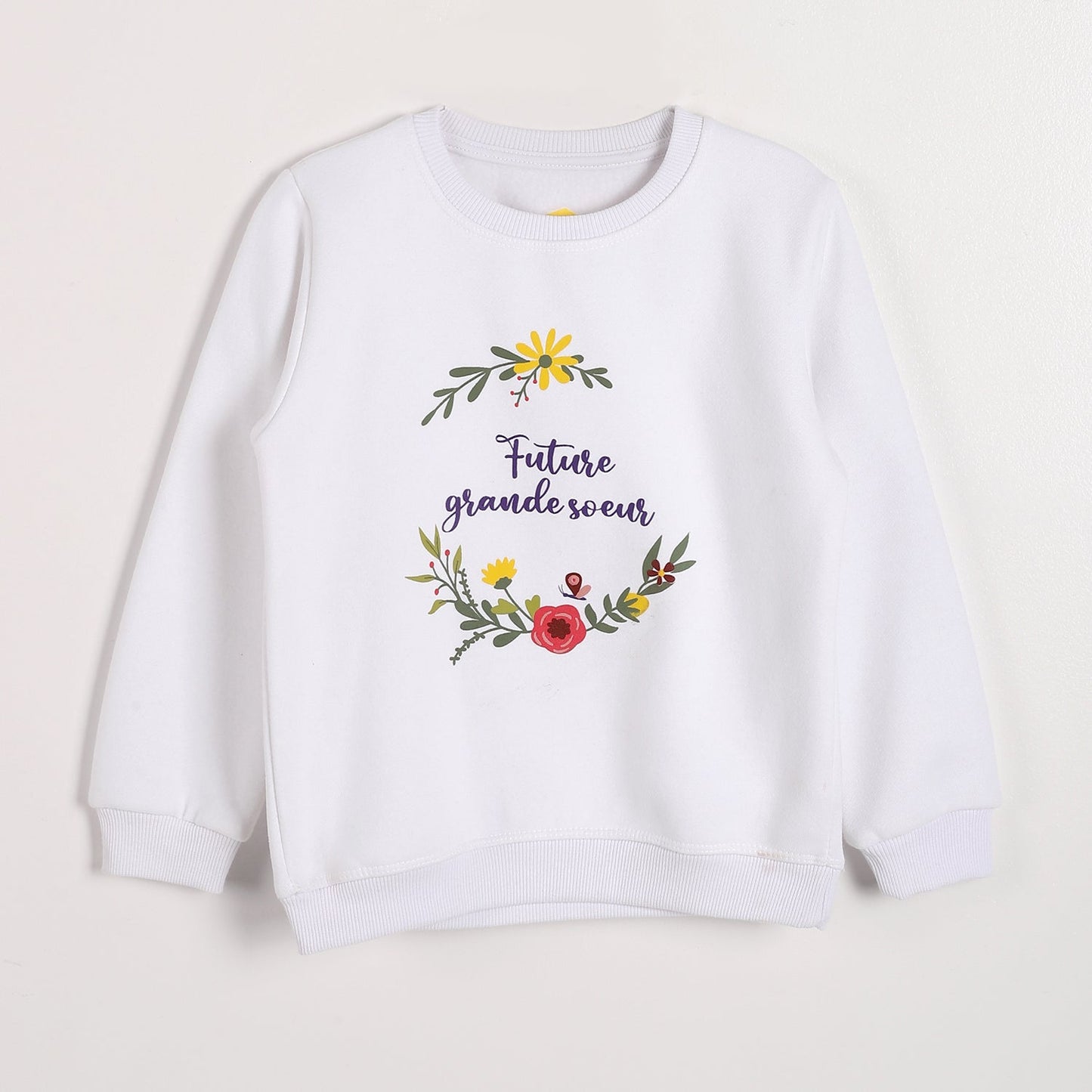 Girls Cotton Printed Sweatshirt