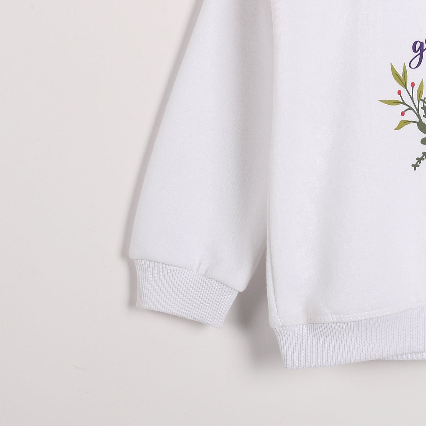 Girls Cotton Printed Sweatshirt
