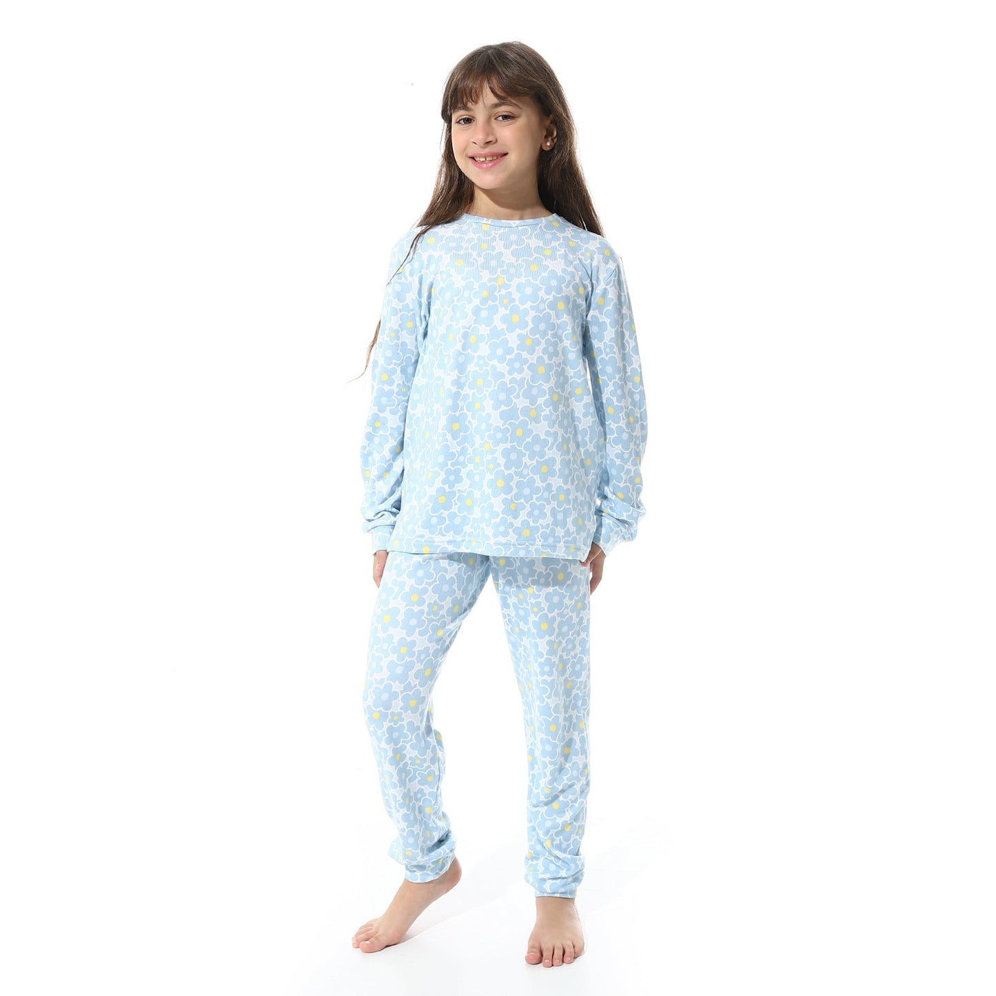 Girls Cotton Printed Pajama