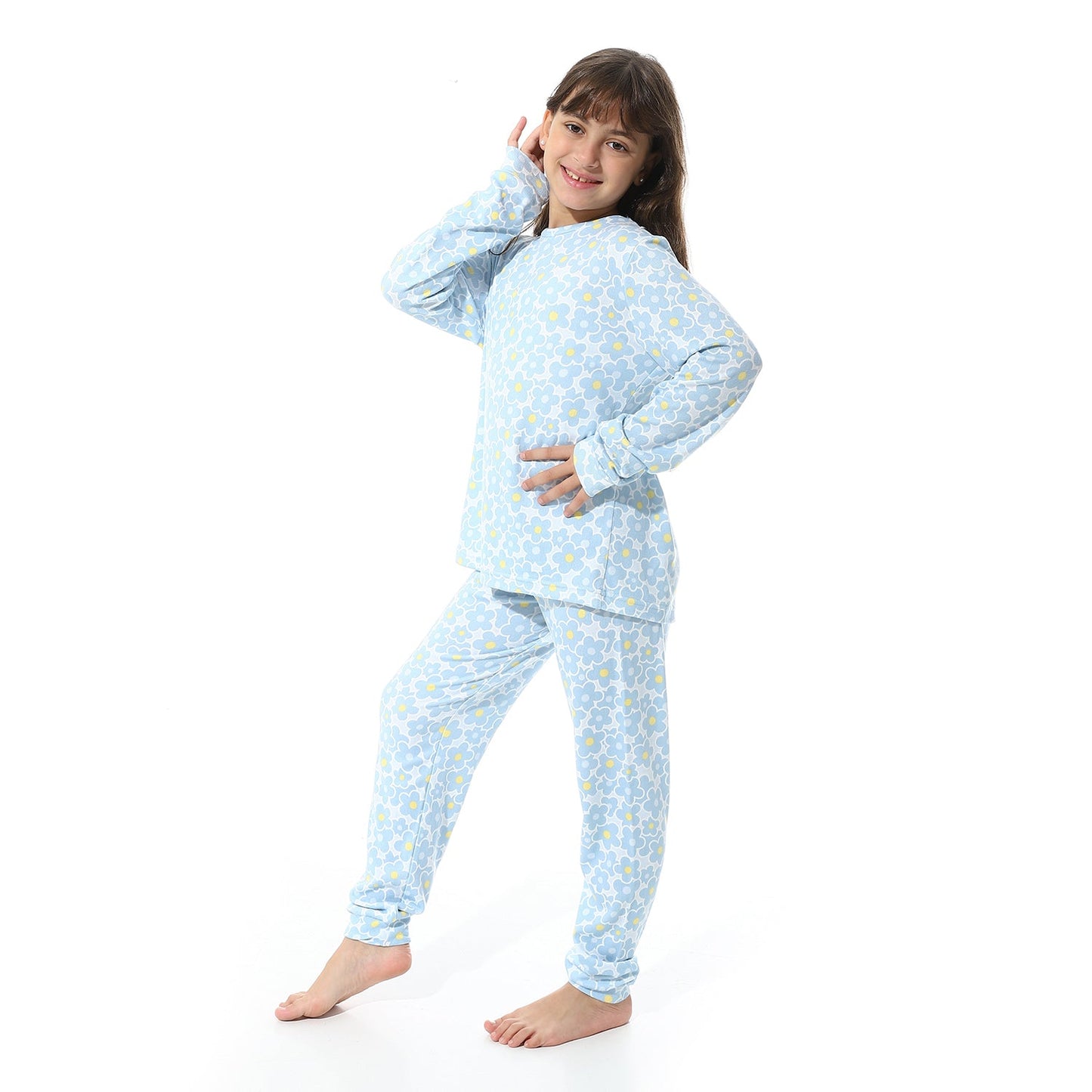 Girls Cotton Printed Pajama