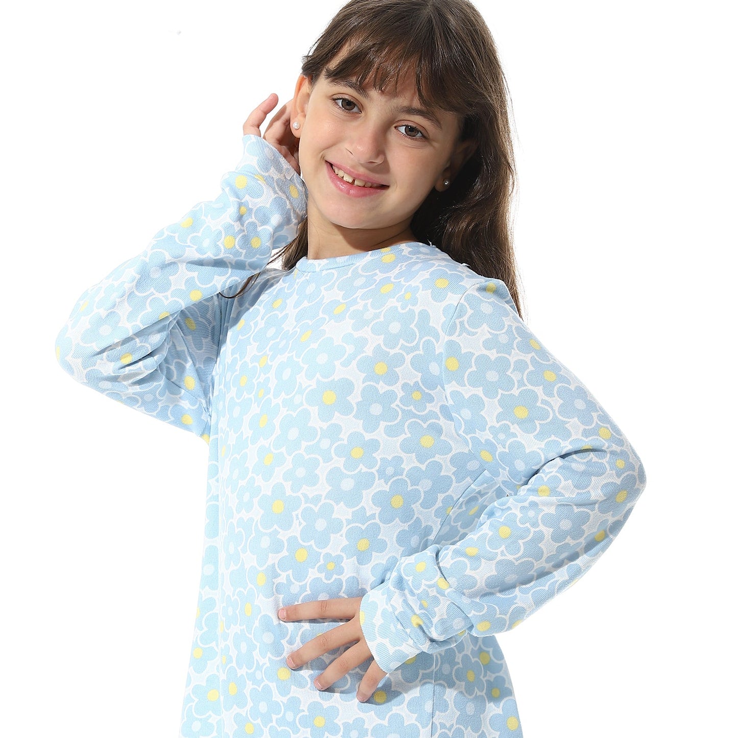 Girls Cotton Printed Pajama