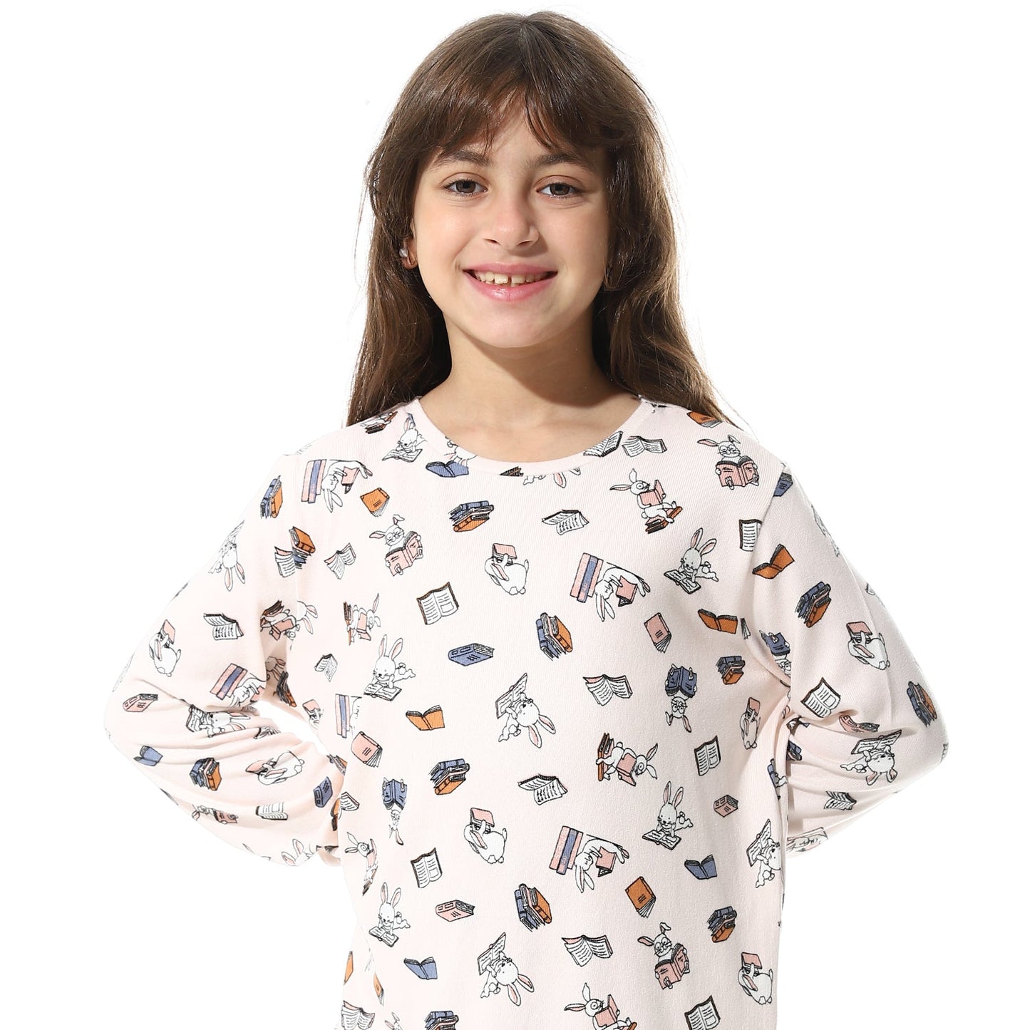 Girls Cotton Printed Pajama