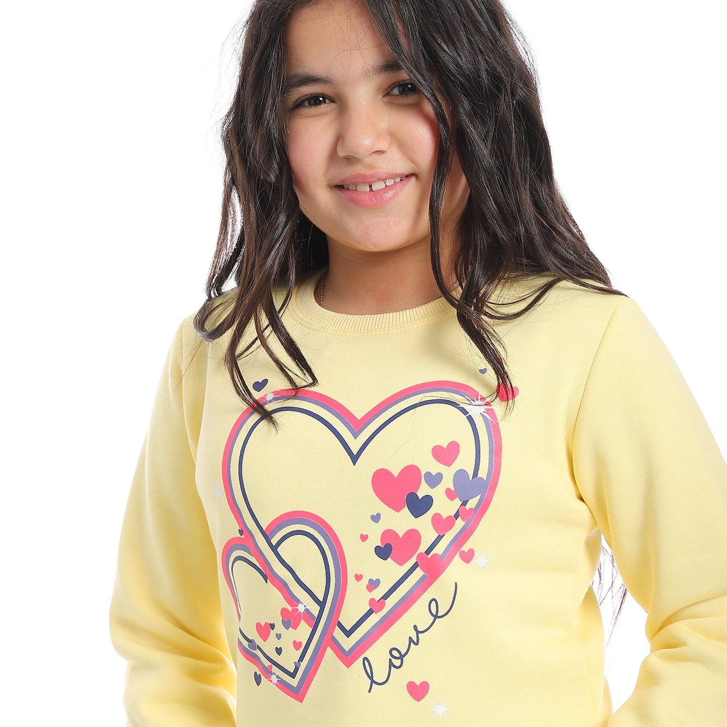 Girls Cotton Printed Sweatshirt