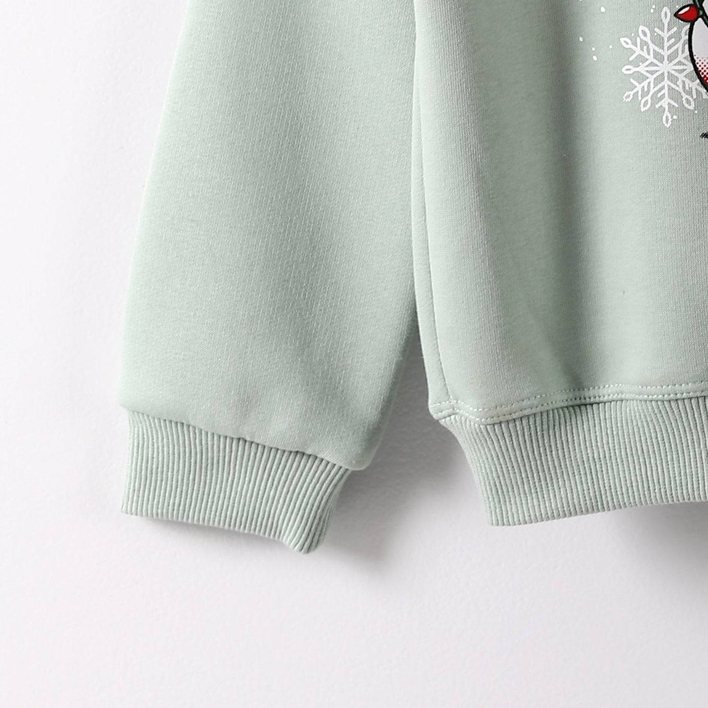 Girls Cotton Printed Sweatshirt