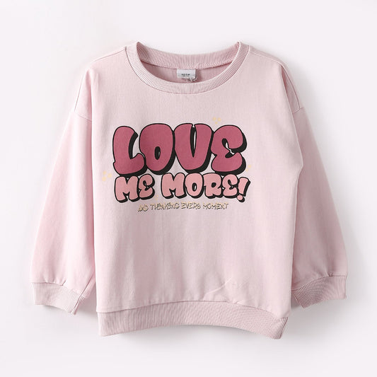 Girls Cotton Printed Sweatshirt