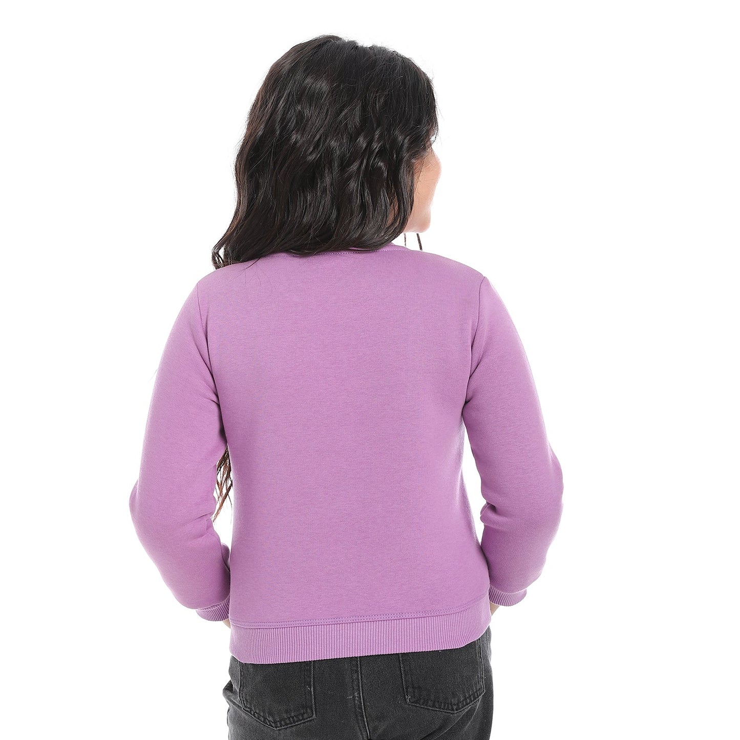 Girls Cotton Printed Sweatshirt
