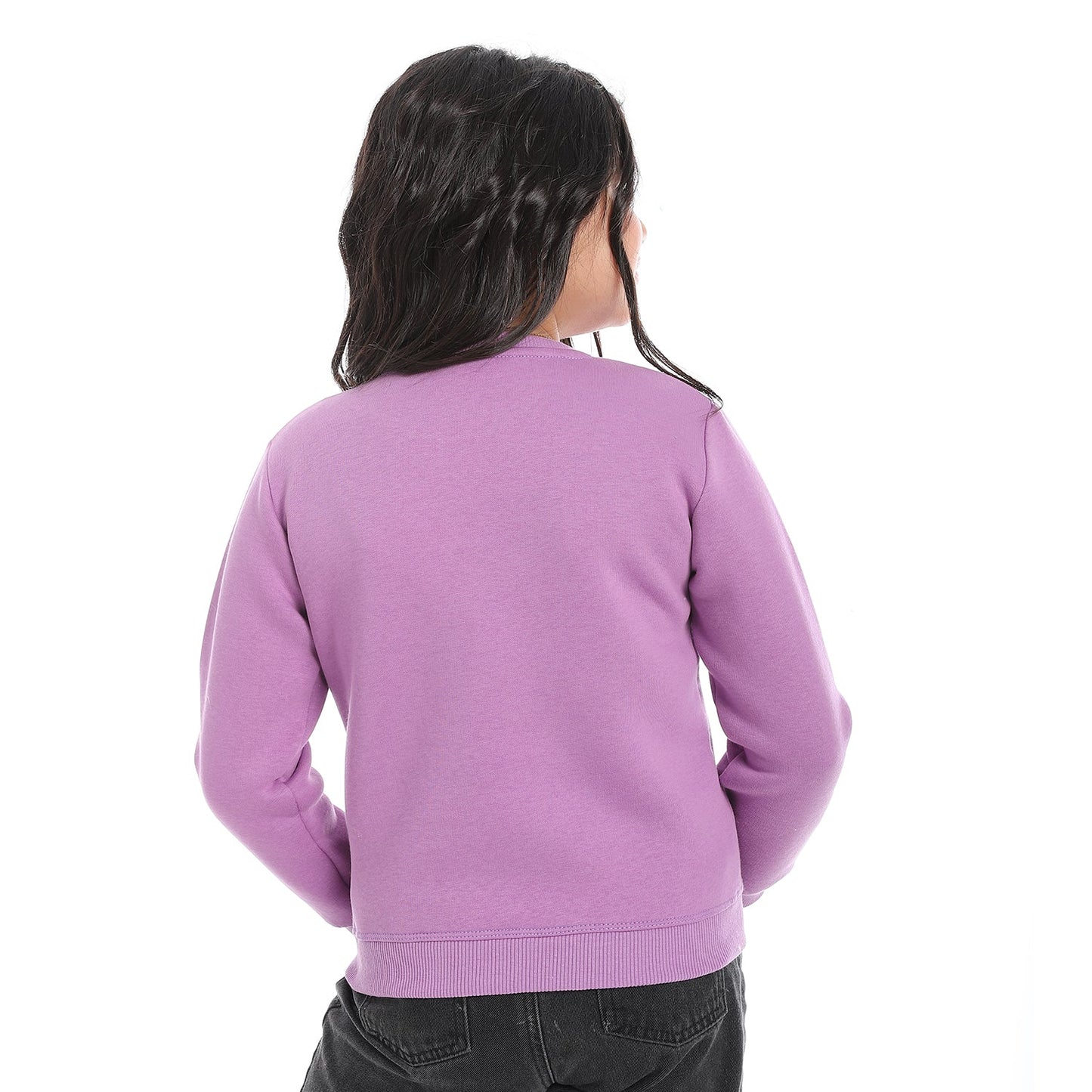 Girls Cotton Printed Sweatshirt