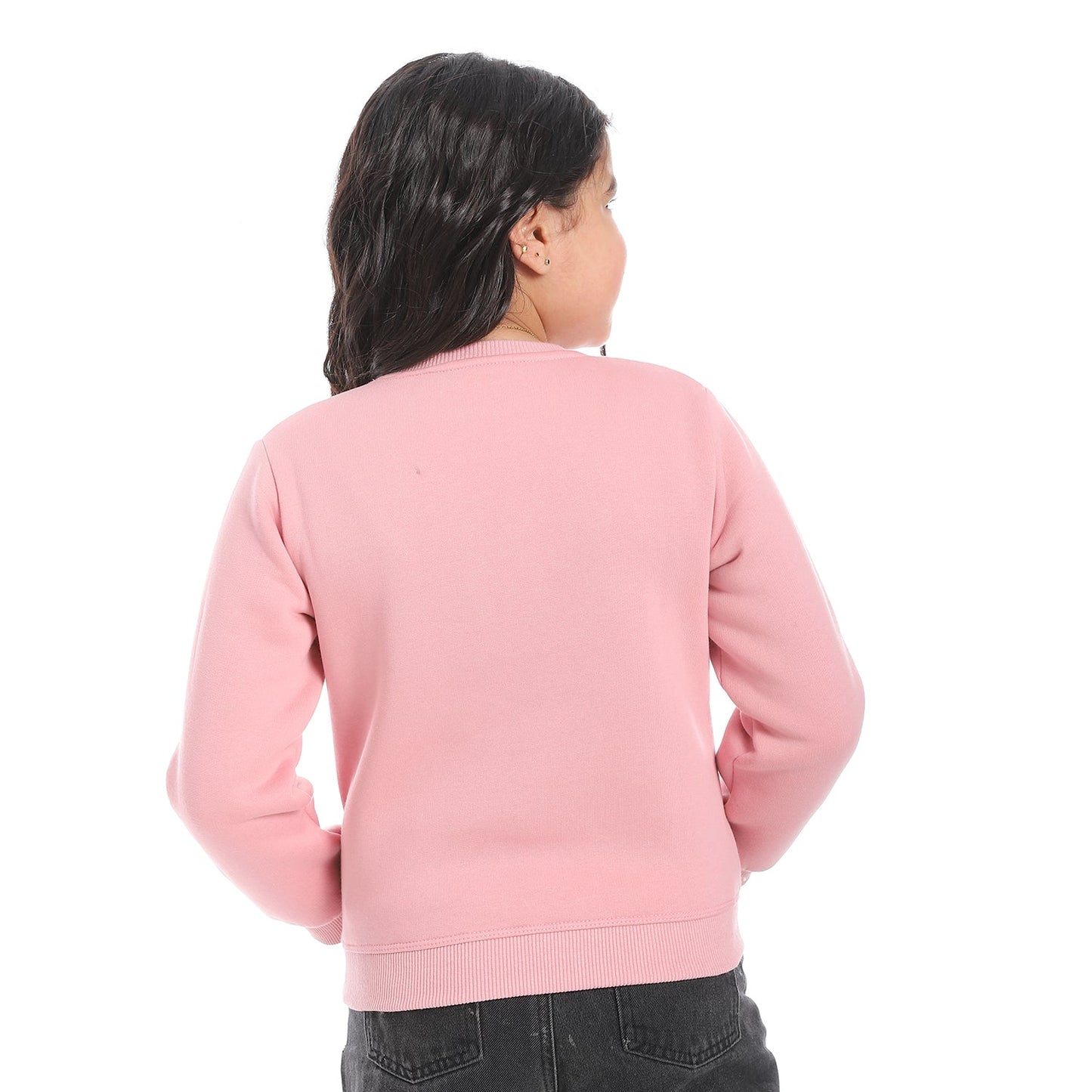Girls Cotton Printed Sweatshirt