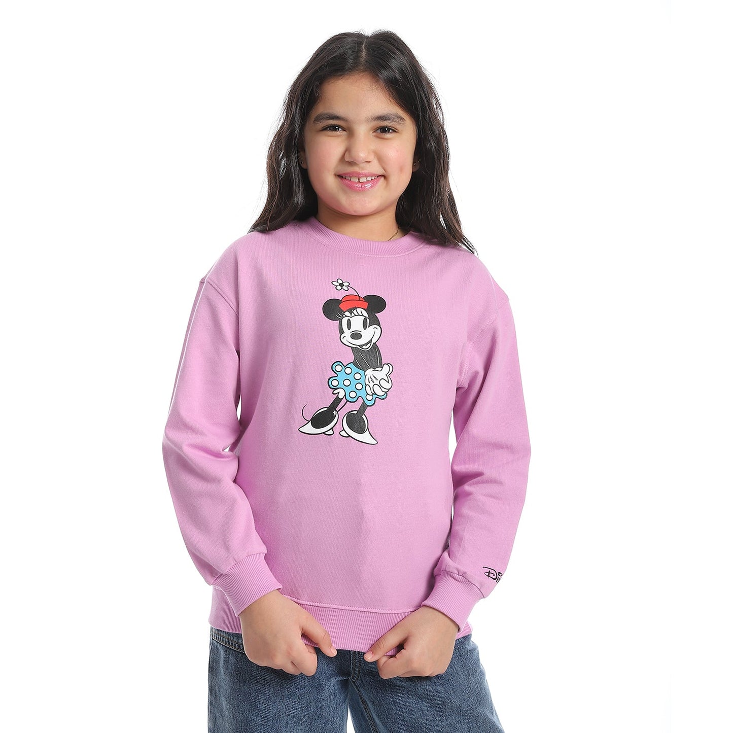 Girls Cotton Printed Sweatshirt