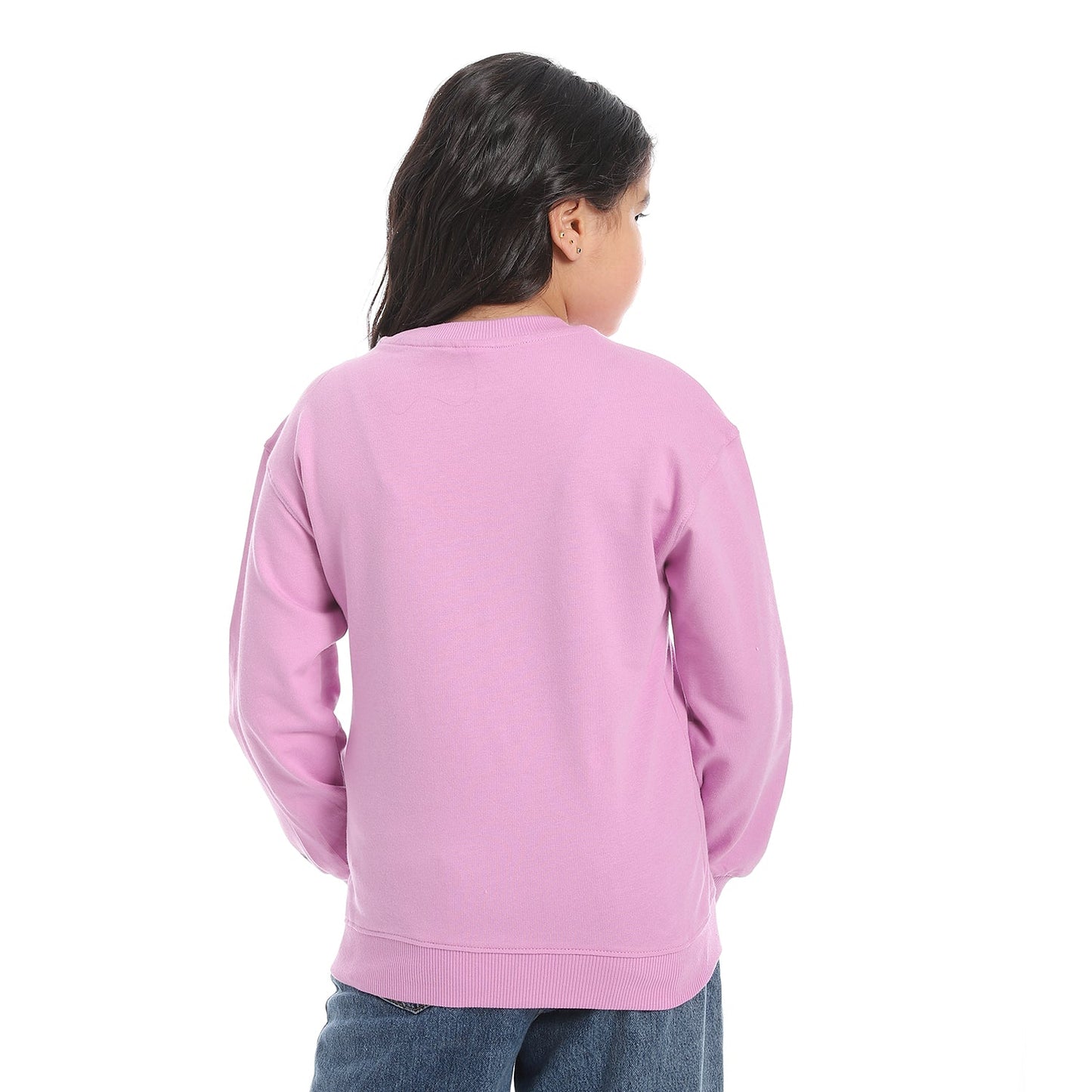 Girls Cotton Printed Sweatshirt