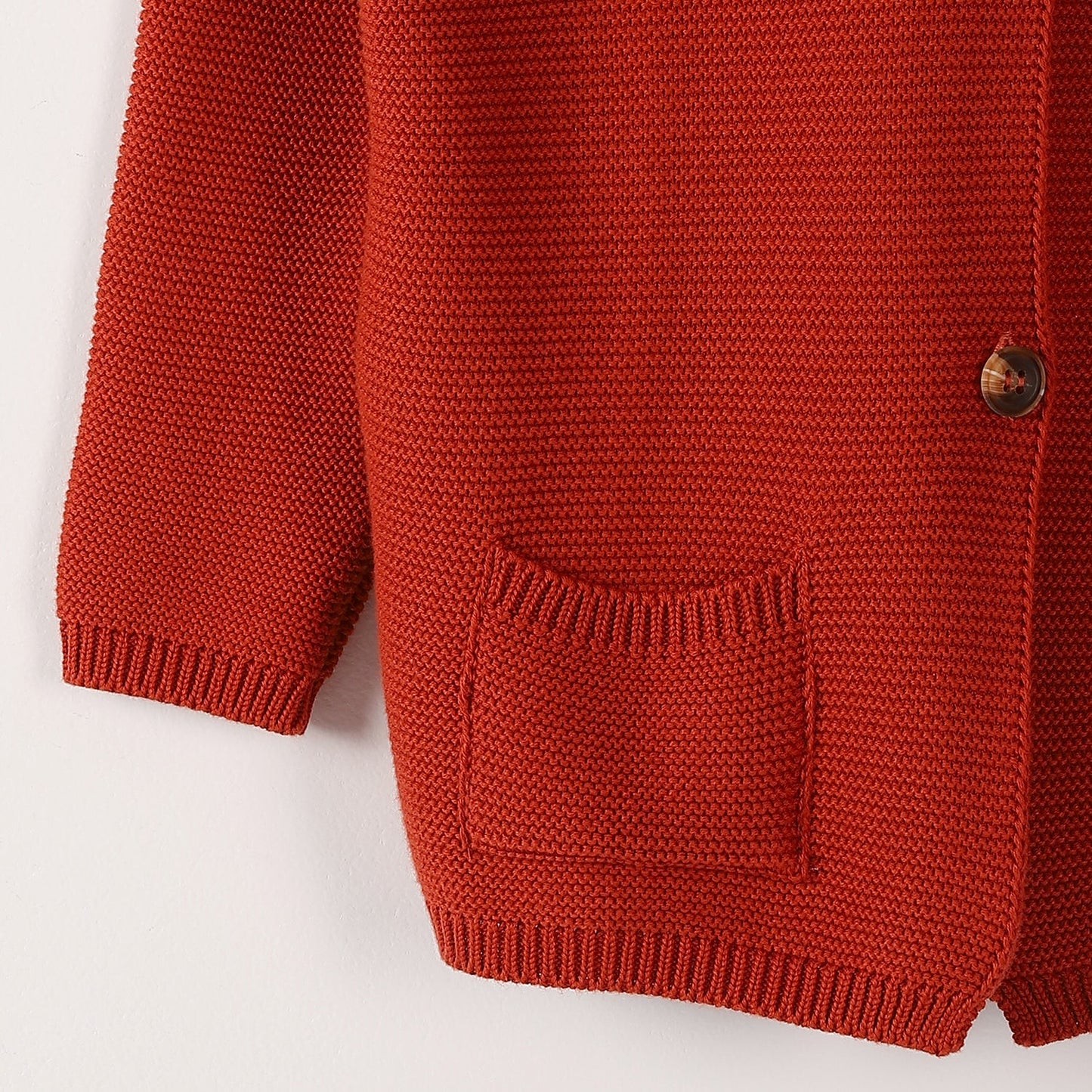 Girls Button-Up Knit Cardigan