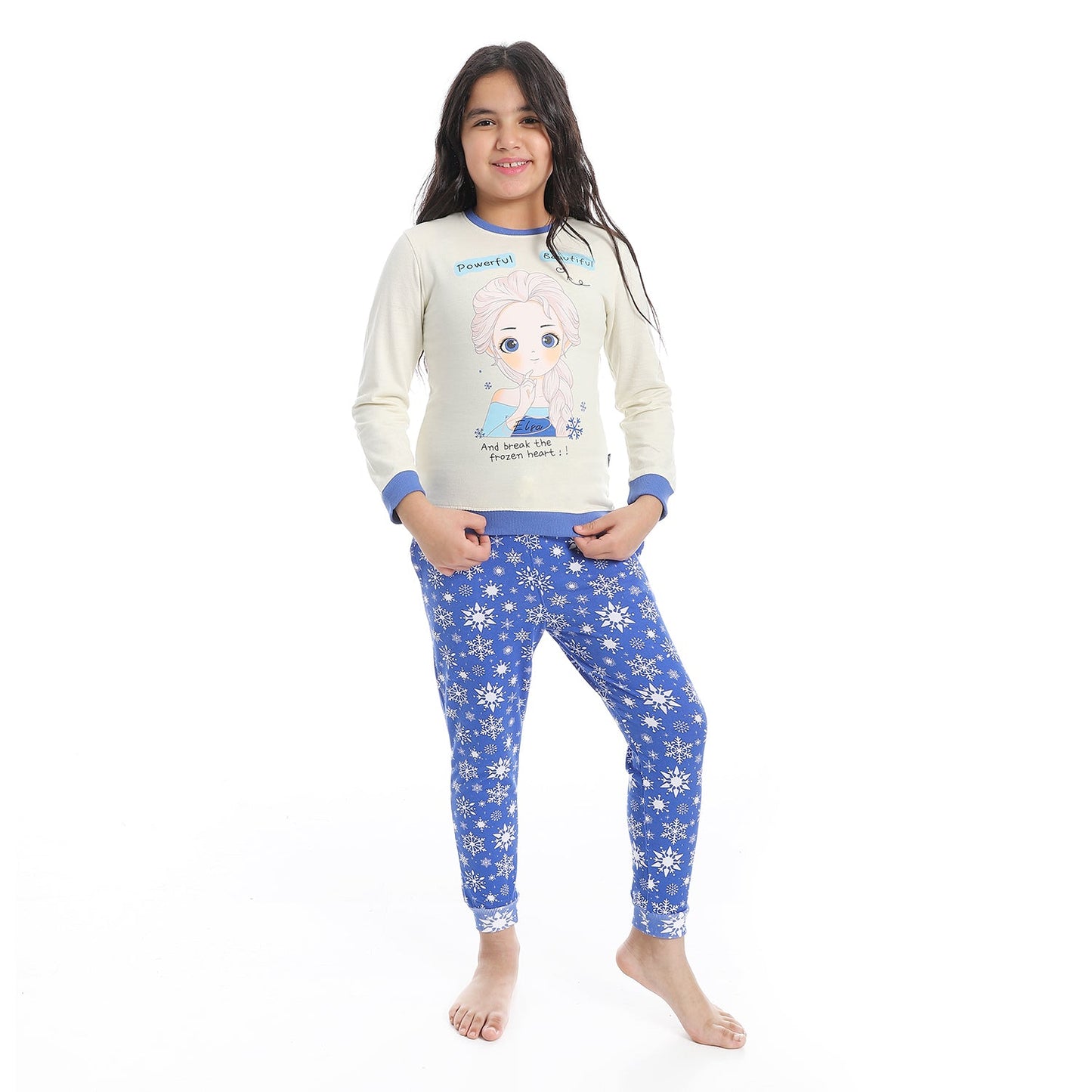 Girls Cotton Printed Pajama