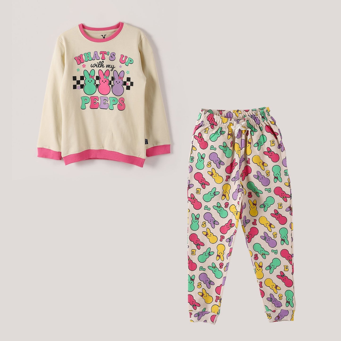 Girls Cotton Printed Pajama