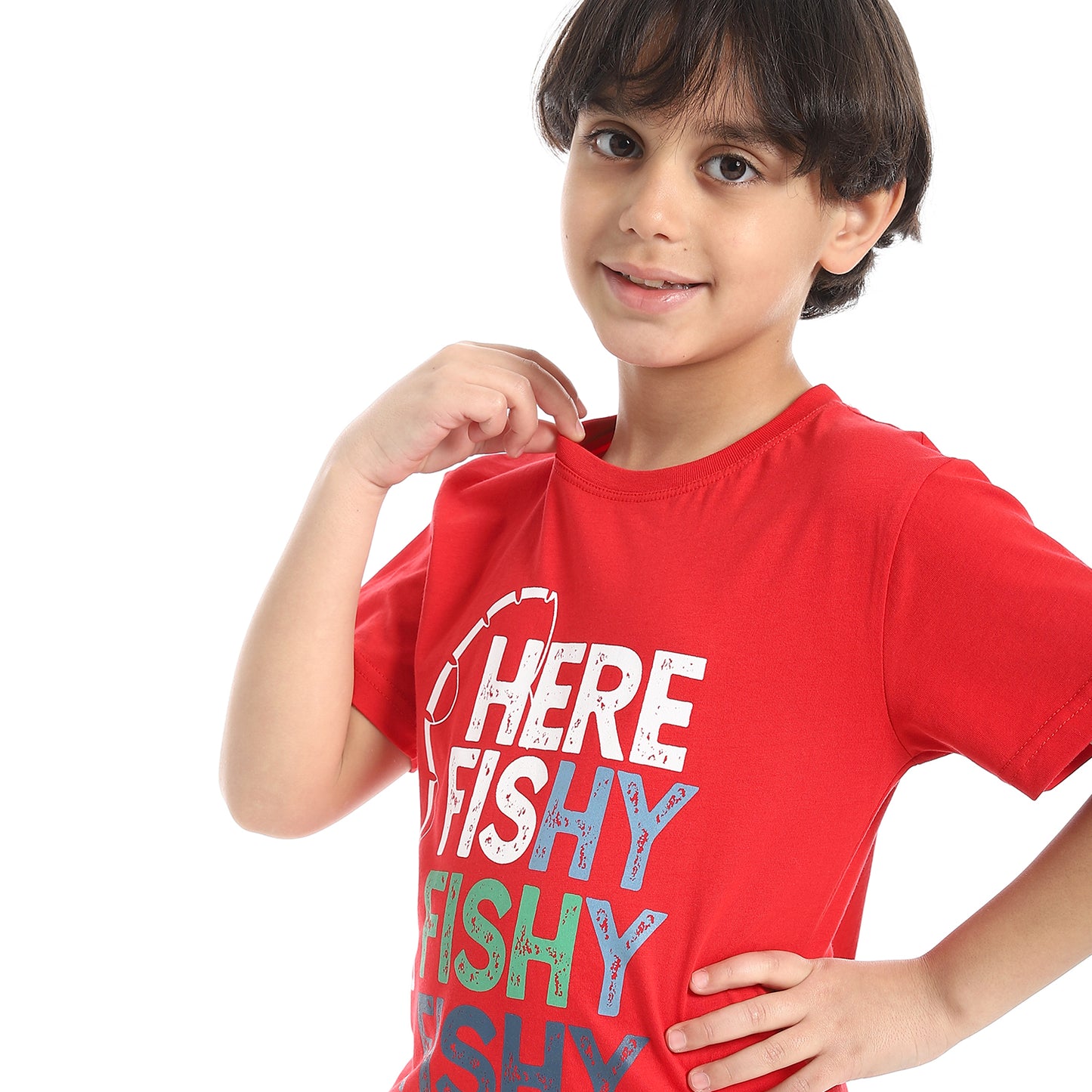 Boys Cotton Printed T-Shirt