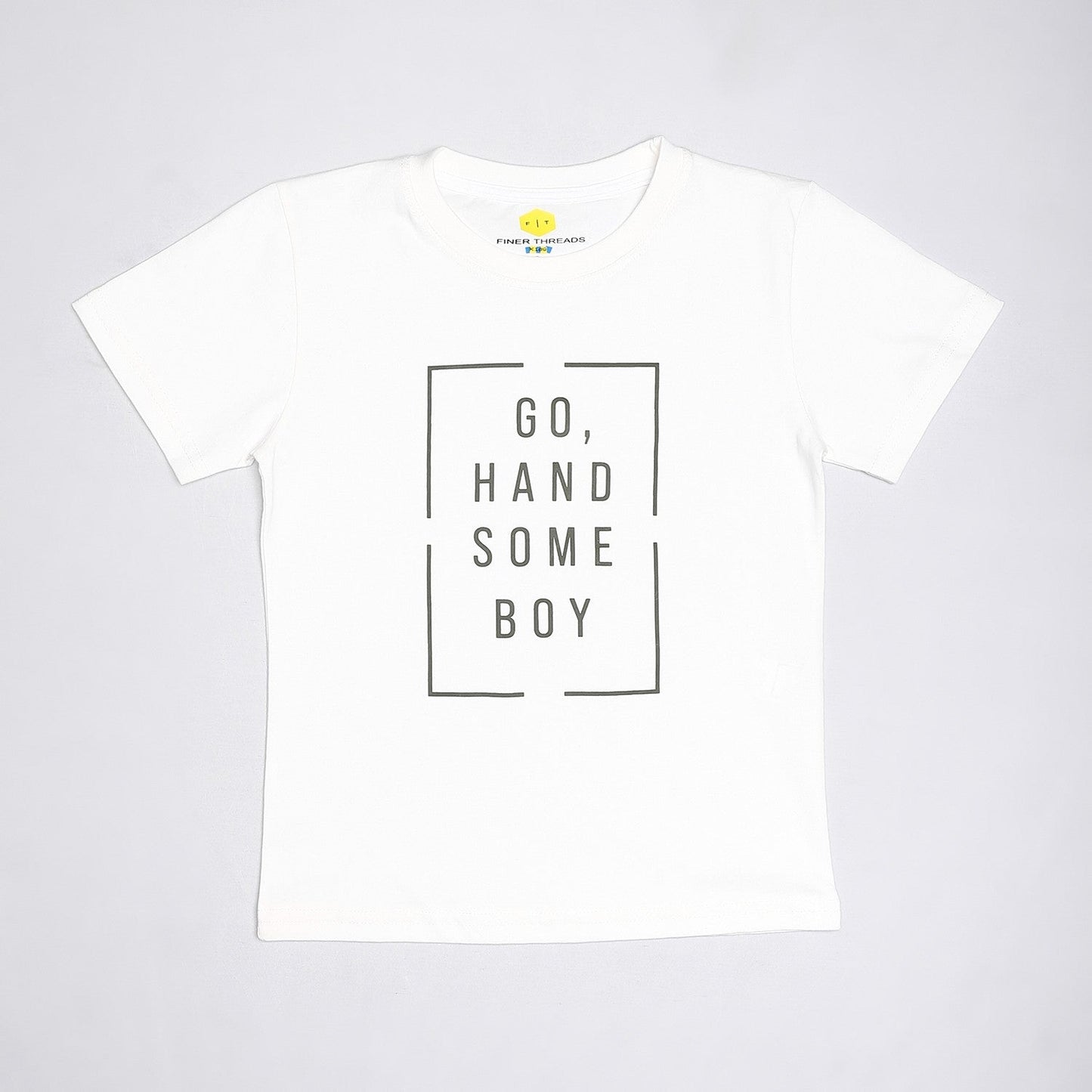 Boys Cotton Round Neck Printed T-Shirt
