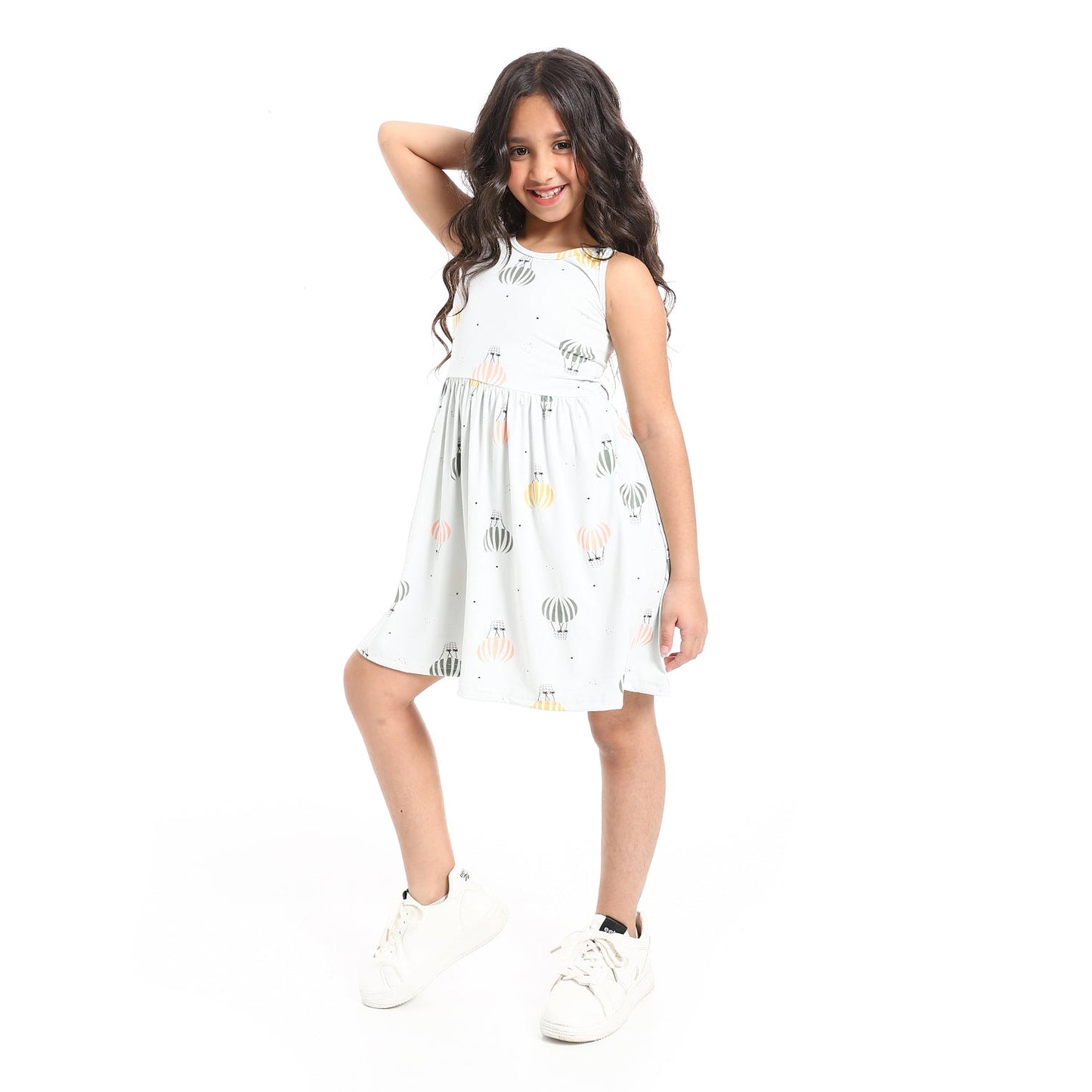 Girls Cotton Printed Dress
