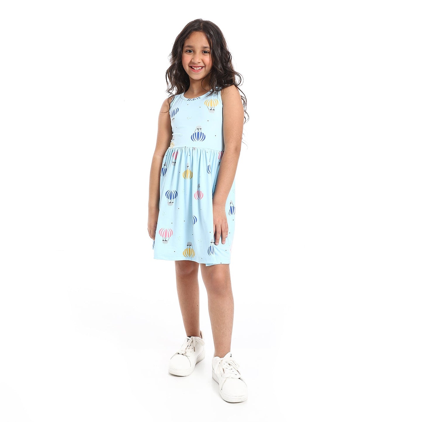 Girls Cotton Printed Dress