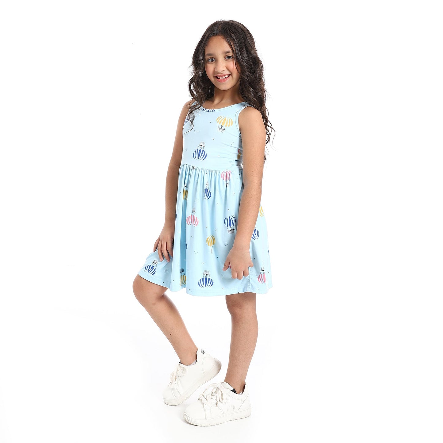 Girls Cotton Printed Dress
