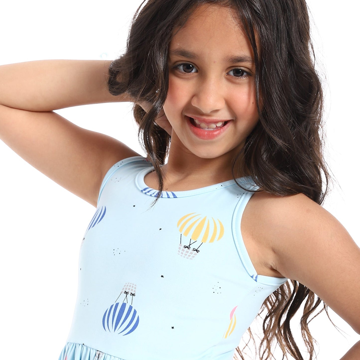 Girls Cotton Printed Dress