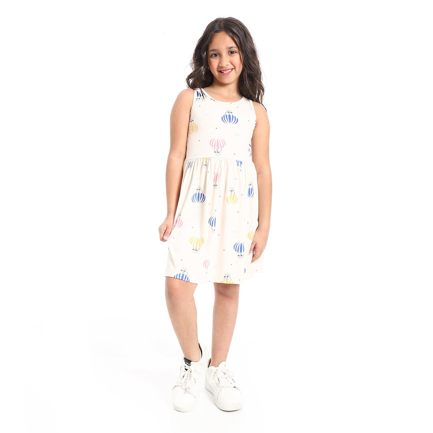 Girls Cotton Printed Dress