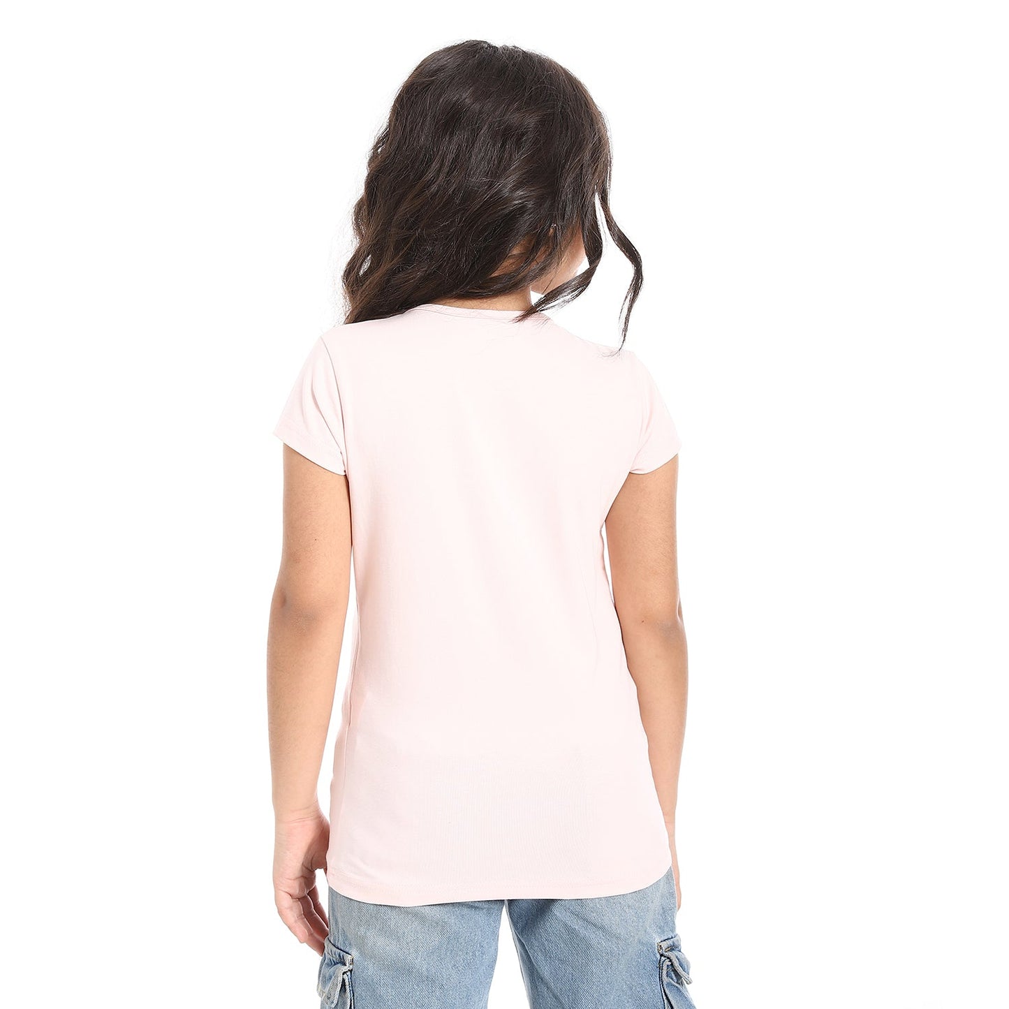 Girls Cotton Printed T-Shirt
