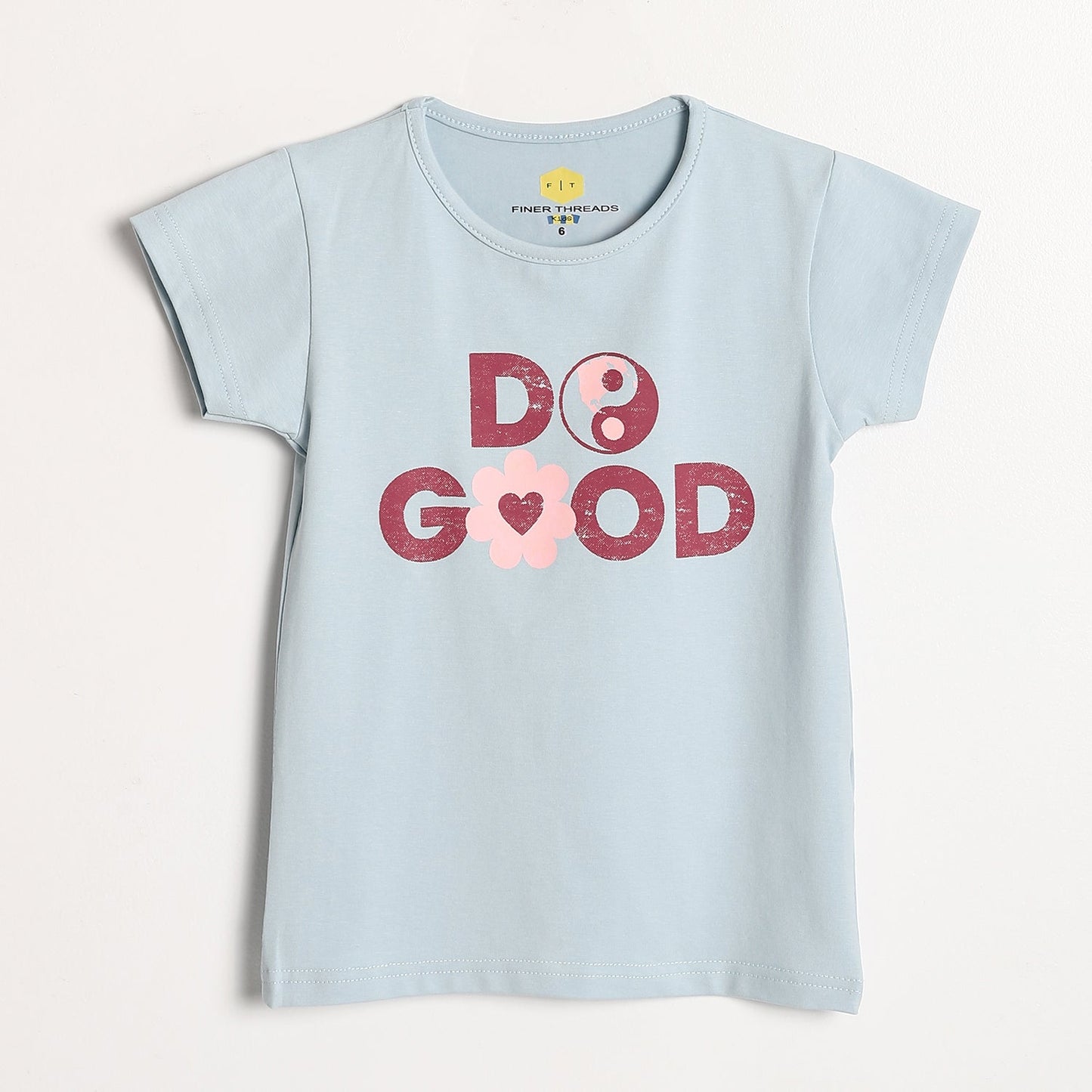 Girls Cotton Printed T-Shirt