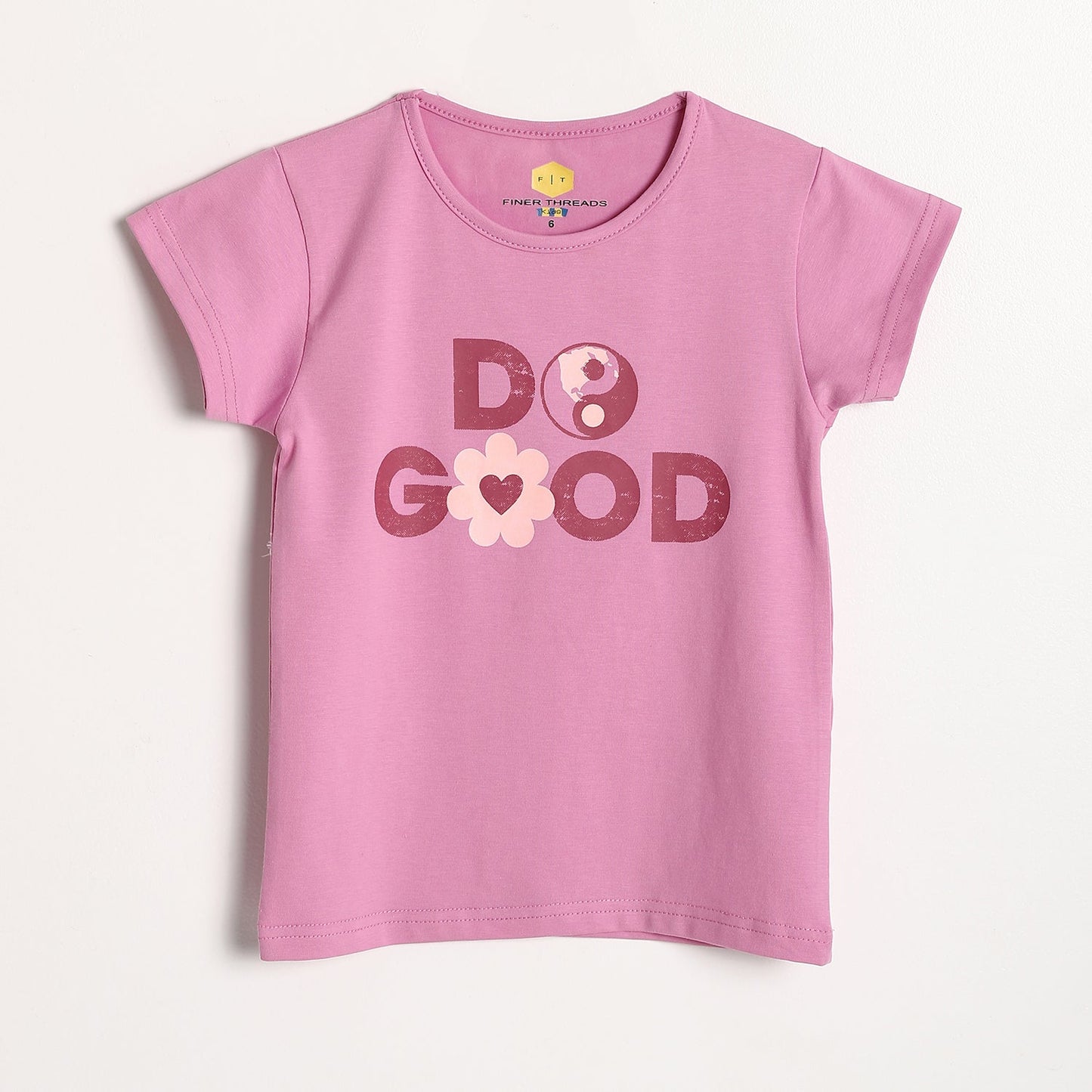Girls Cotton Printed T-Shirt