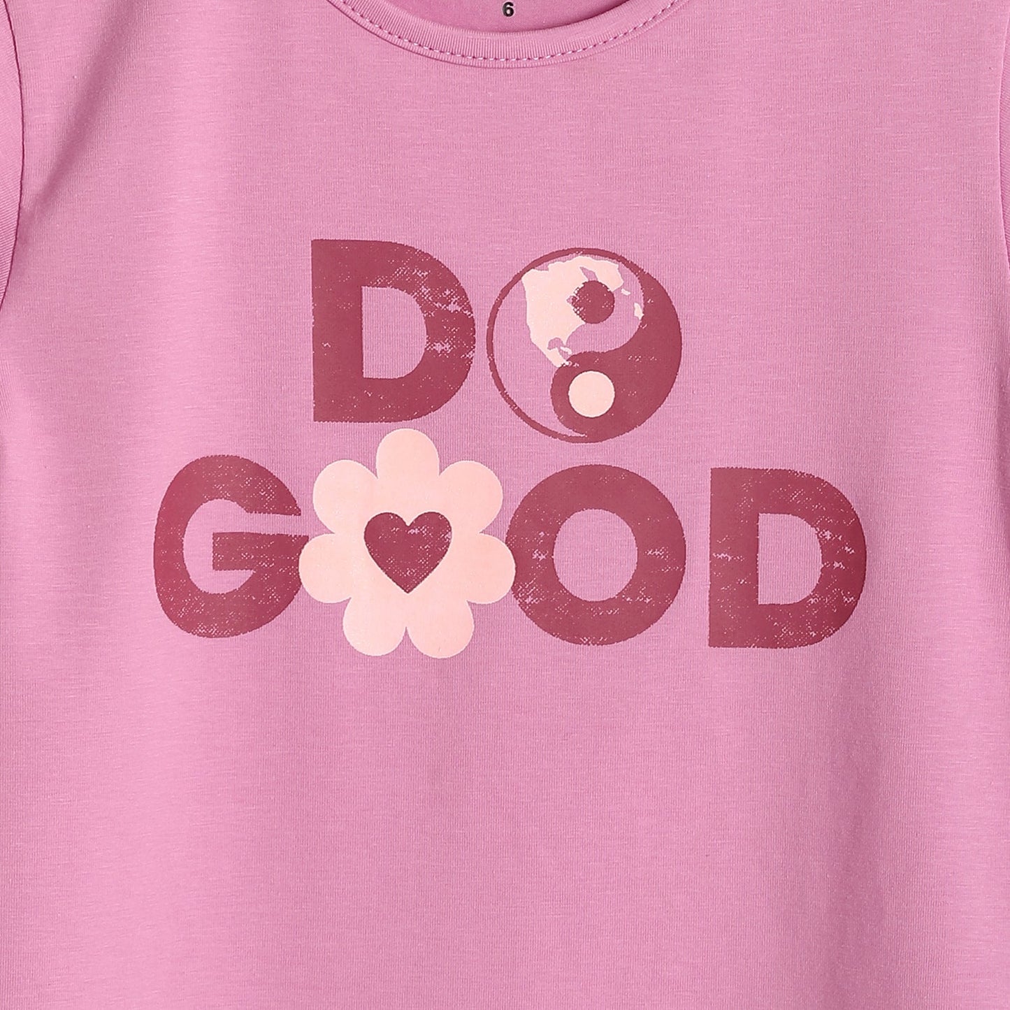 Girls Cotton Printed T-Shirt