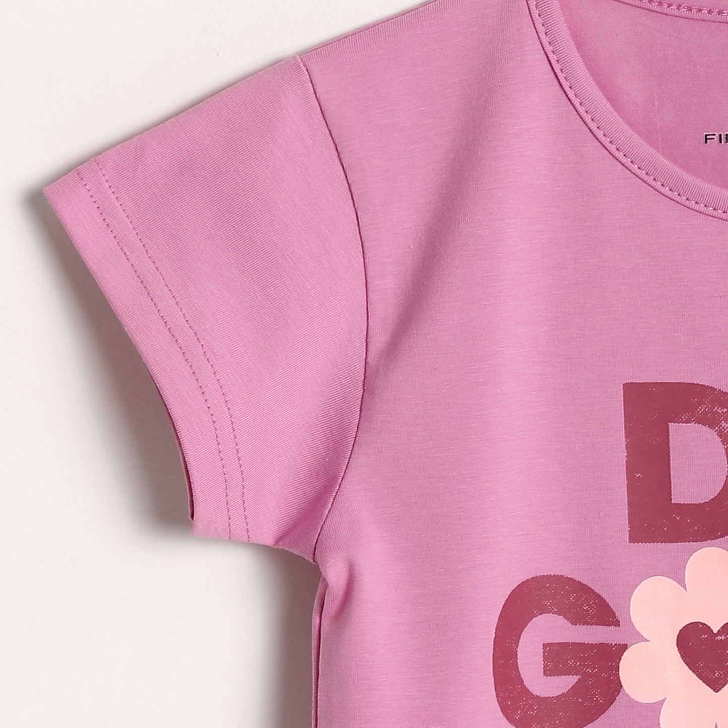 Girls Cotton Printed T-Shirt