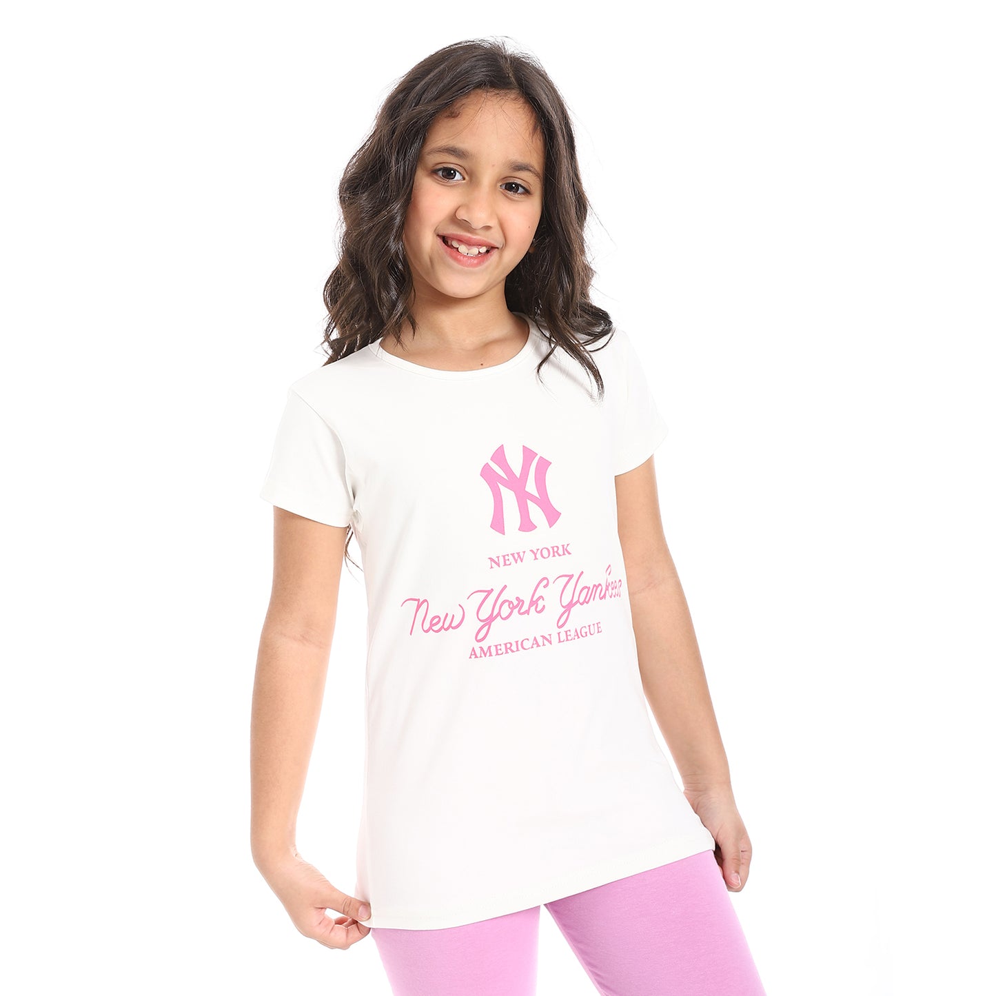 Girls Cotton Printed T-Shirt