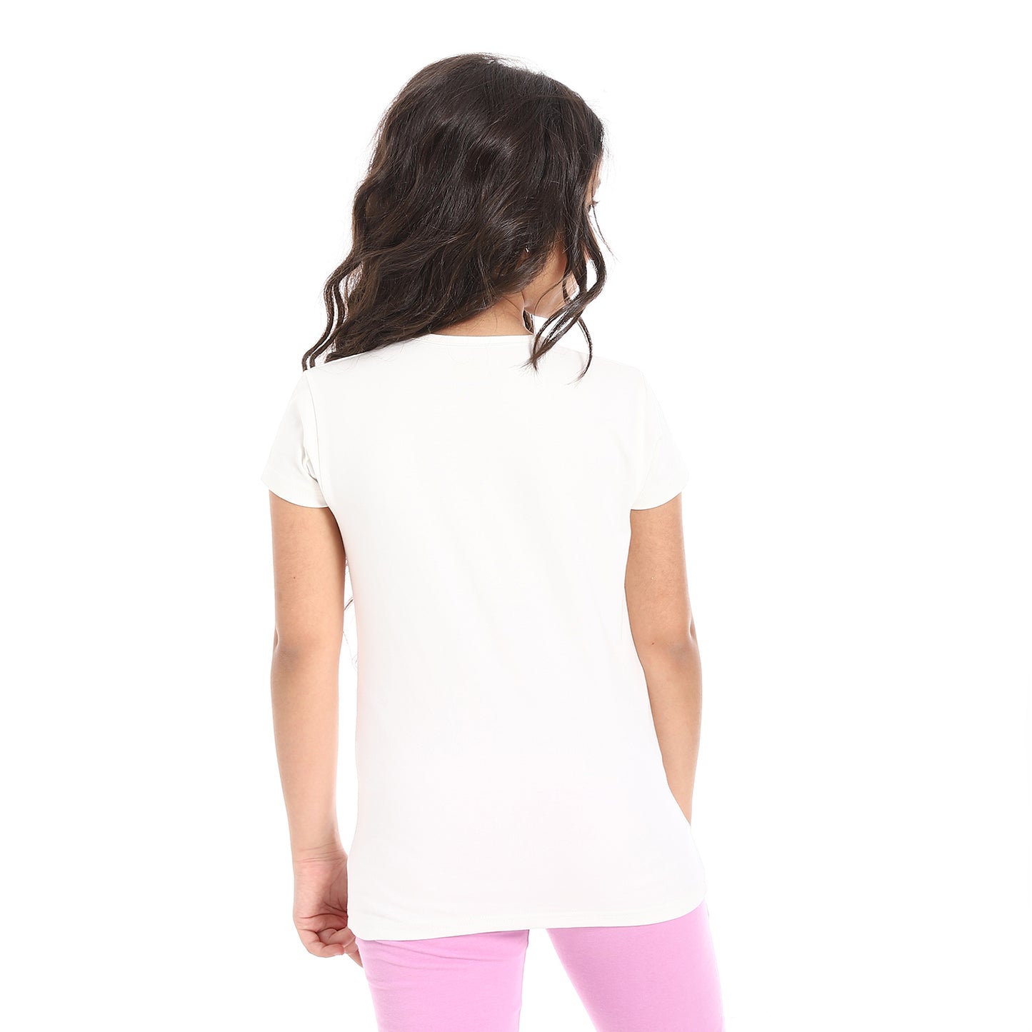 Girls Cotton Printed T-Shirt