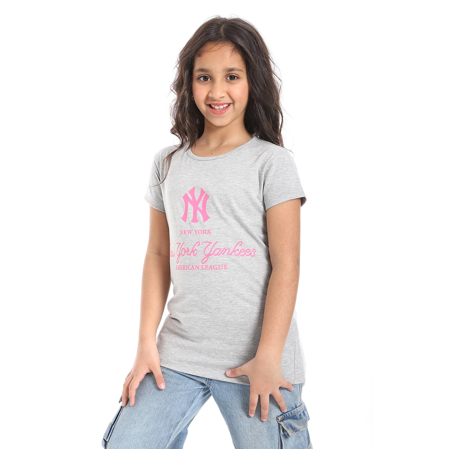Girls Cotton Printed T-Shirt